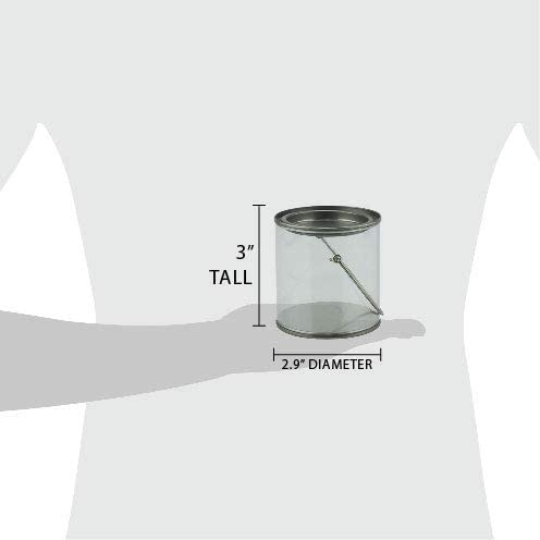Mini Clear Plastic Paint Cans (120-Pack) - SH_1319_CASE