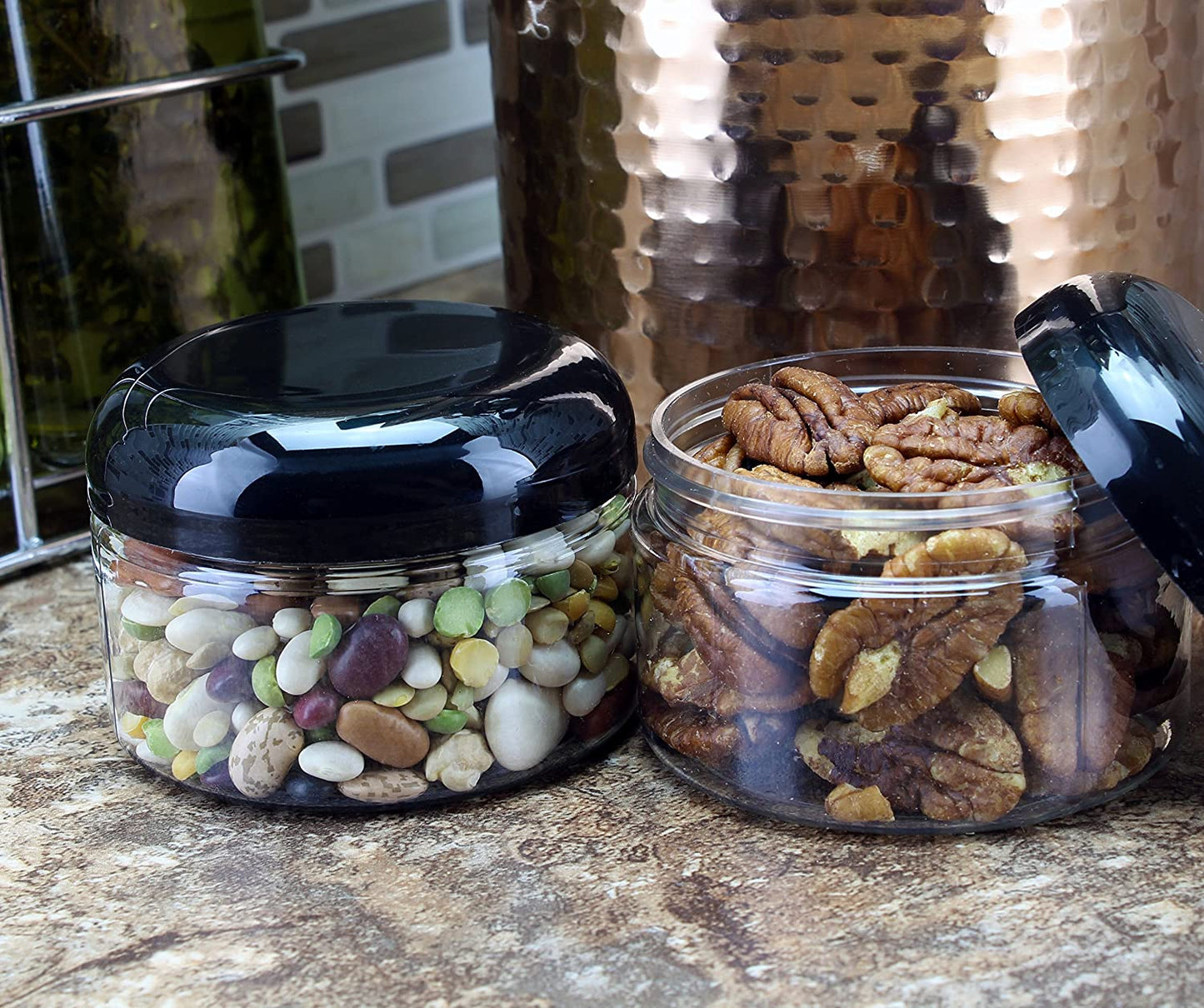 4oz Clear Plastic Jars (120-Pack) - SH_1408_BUNDLE