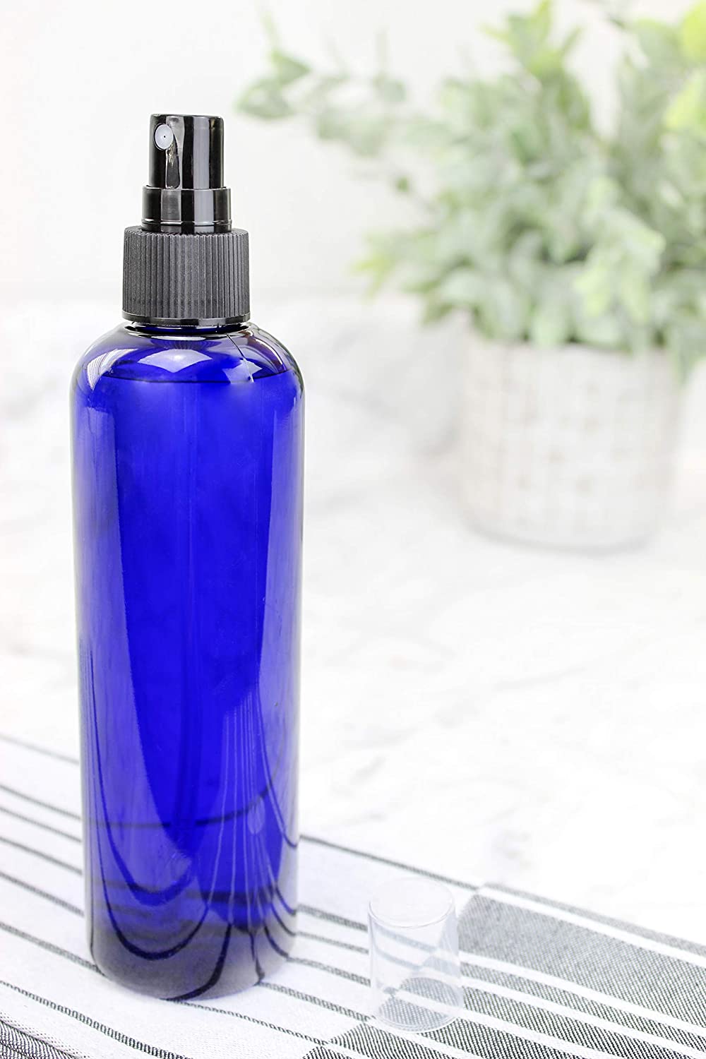 8oz Colored Plastic PET Spray Bottles w/ Fine Mist Atomizers (6-pack)