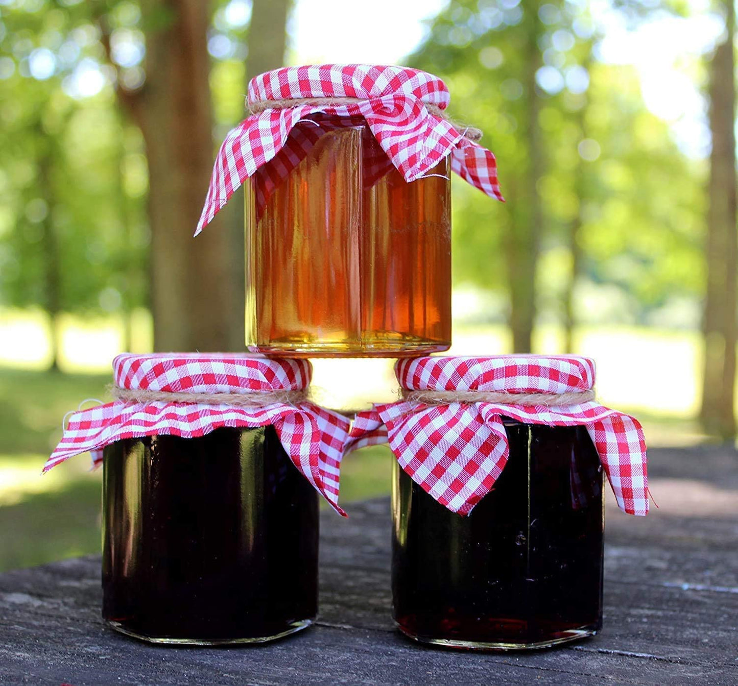 6oz Hexagon Glass Jars (120-Pack) - SH_815_BUNDLE
