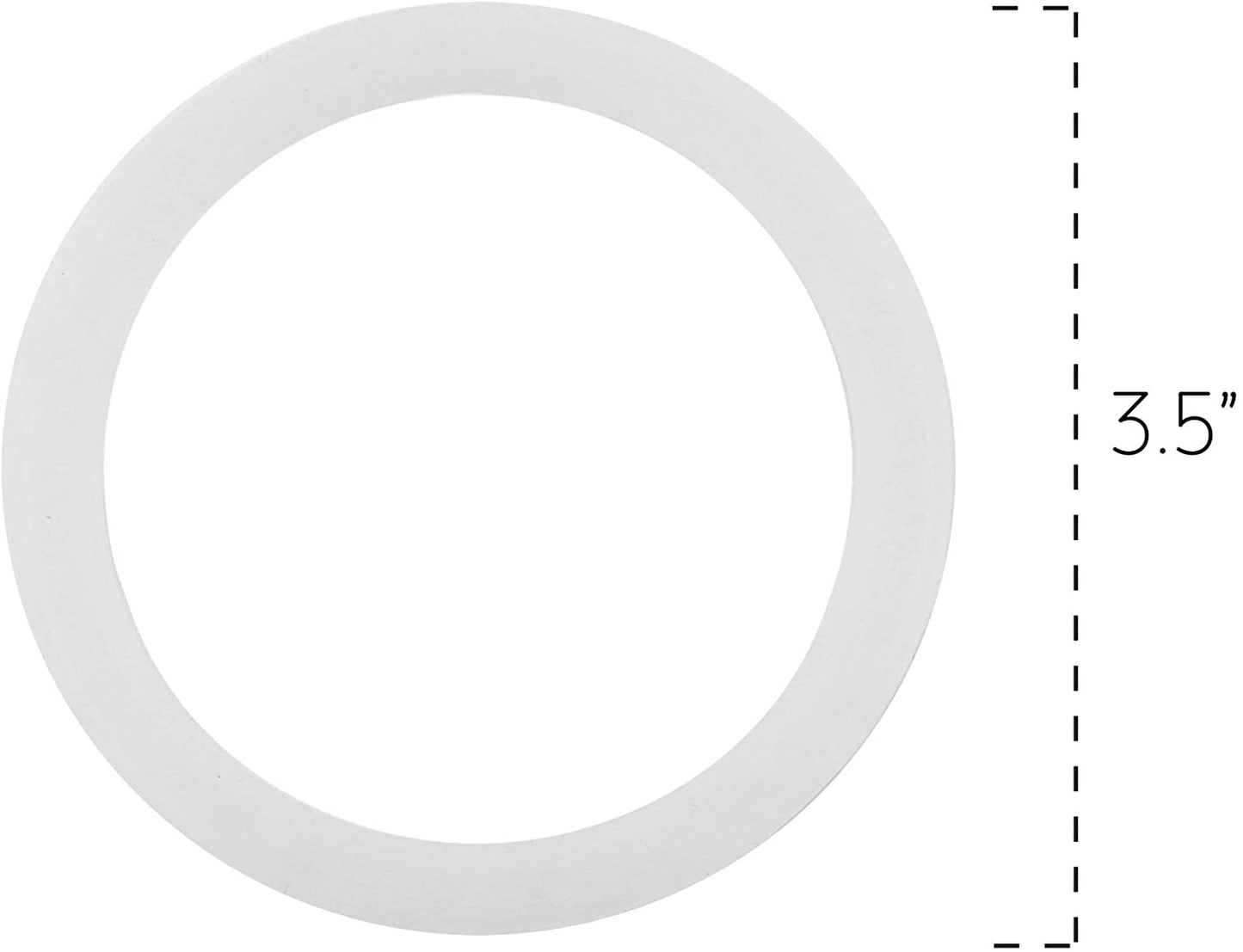 Silicone Seal Rings for Mason Jar Lids (Wide Mouth, 48-Pack) - sh1465cb0ring