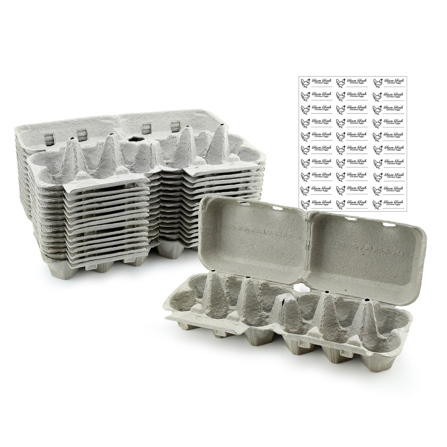 Half Dozen Egg Cartons (30-Pack) - CBKit018
