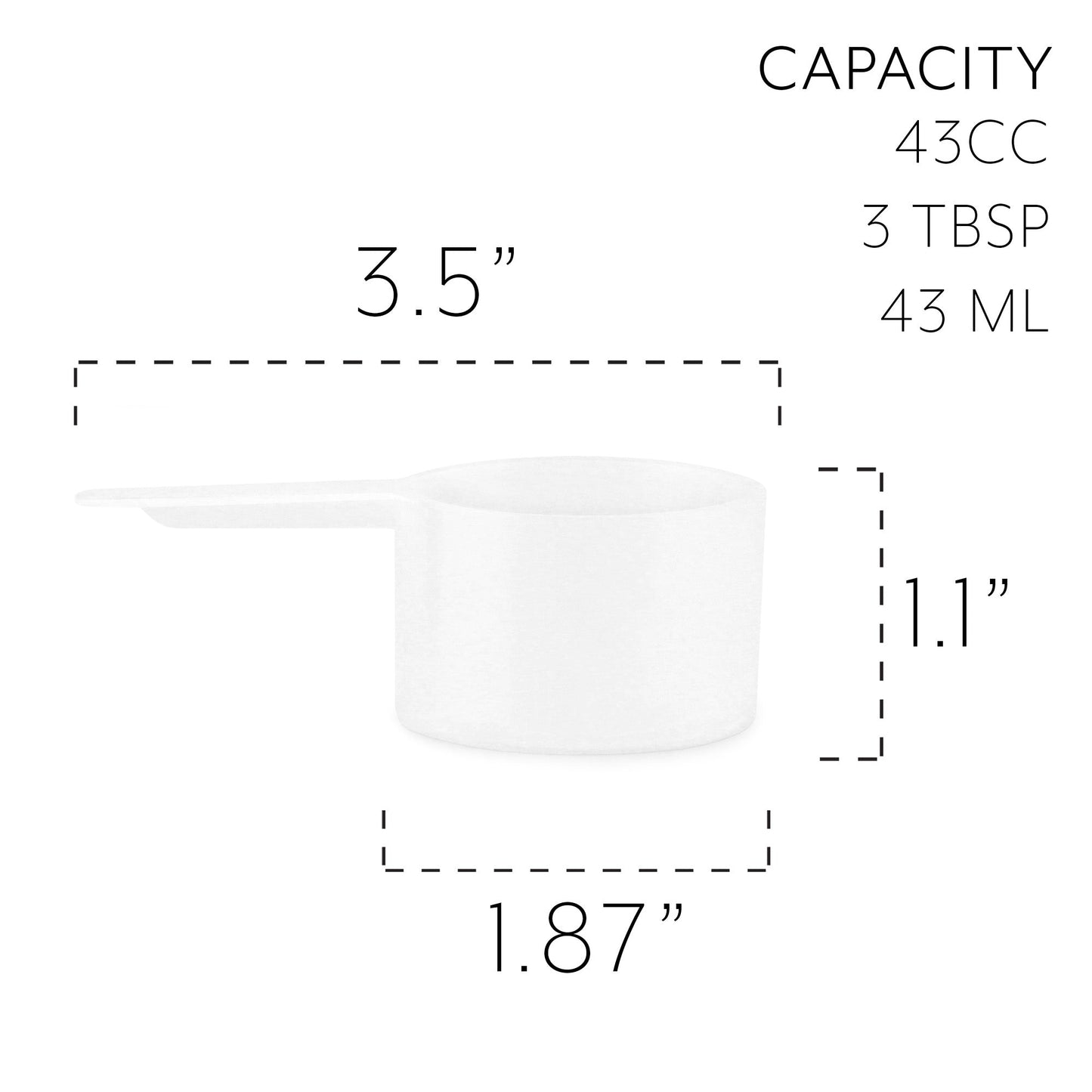 43cc / 3-Tablespoon Scoops (10-Pack) - sh1472cb0Scopp