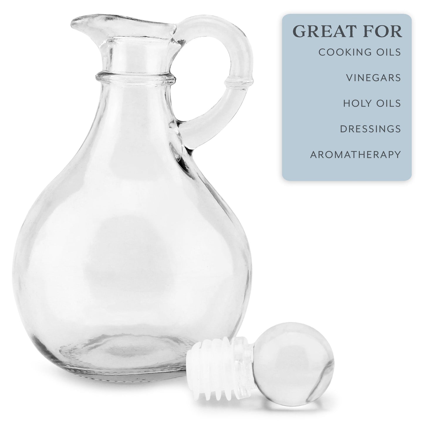 Glass Oil and Vinegar Cruets (Set of 2) - sh1546cb0Cruet