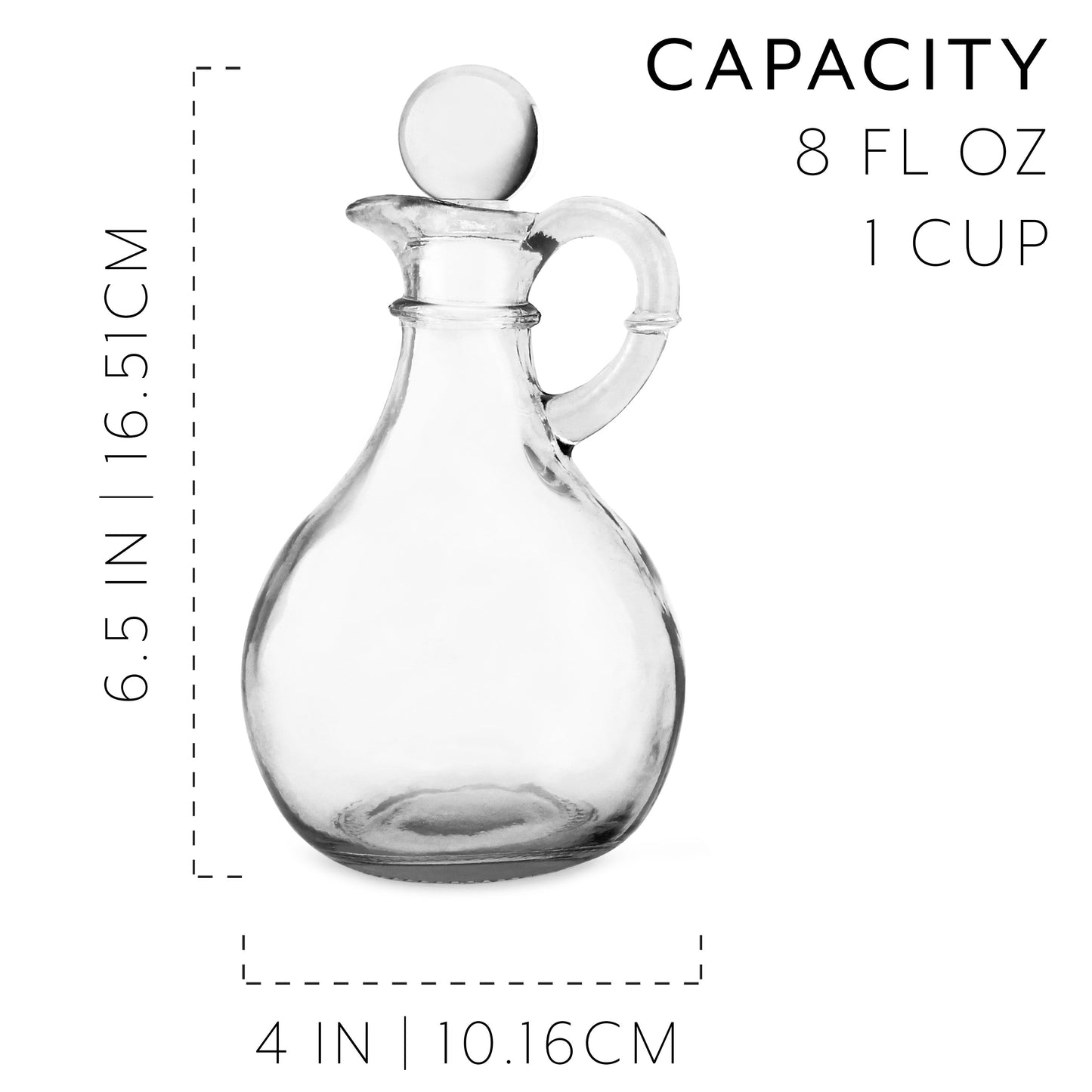 Glass Oil and Vinegar Cruets (Set of 2) - sh1546cb0Cruet