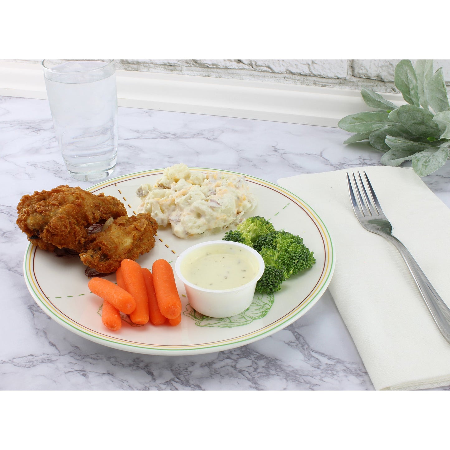 Ceramic Portion Control Plates (Set of 2) - sh1642cb0PLATE