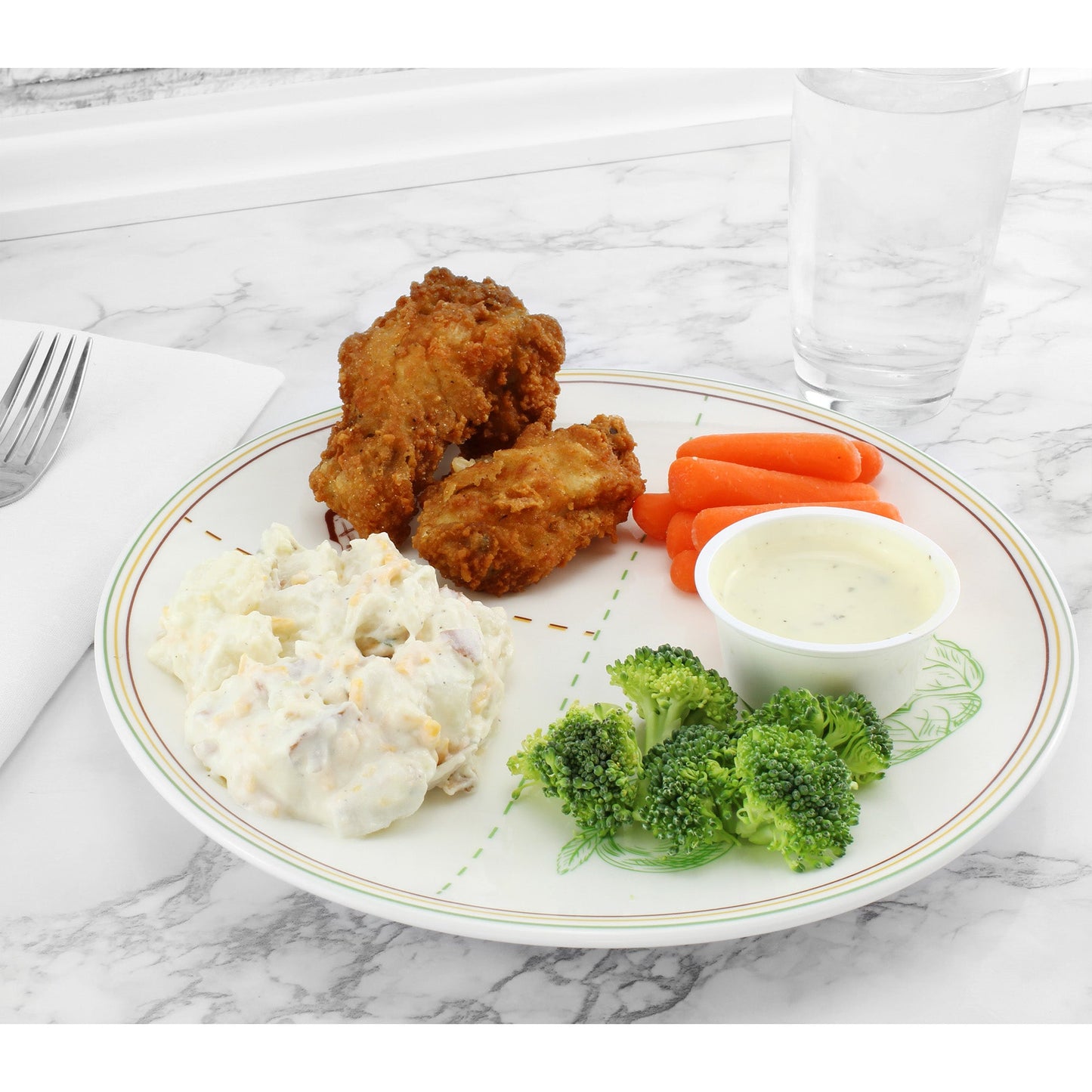 Ceramic Portion Control Plates (Case of 24) - SH_1642_CASE