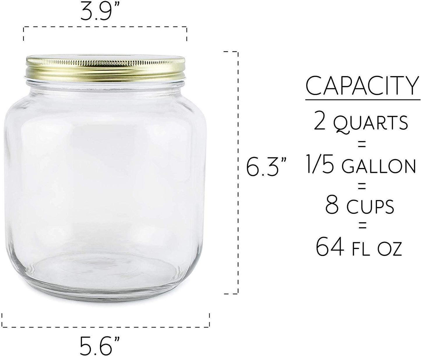 Large Glass Coin Bank Jar - CBKit015