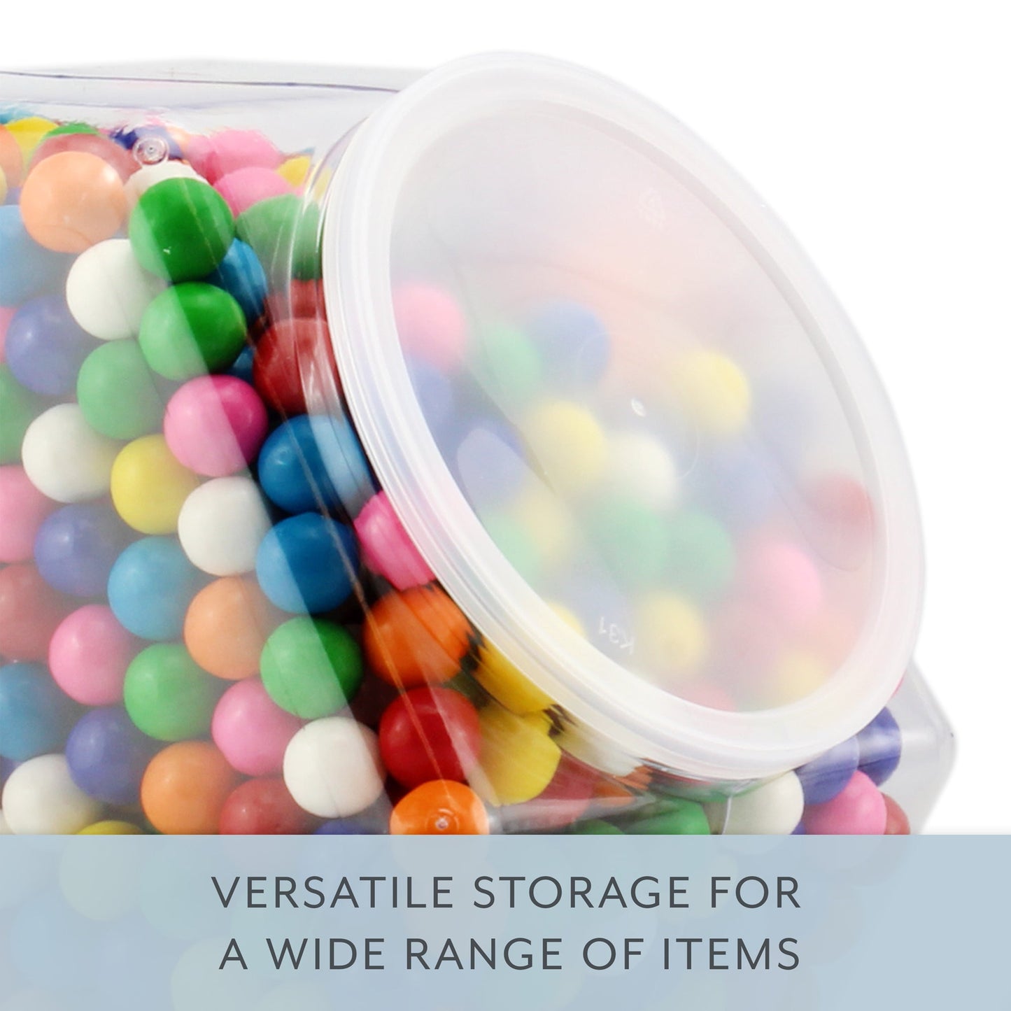 Gallon Plastic Container Candy Jars (2-Pack) - CBKit014