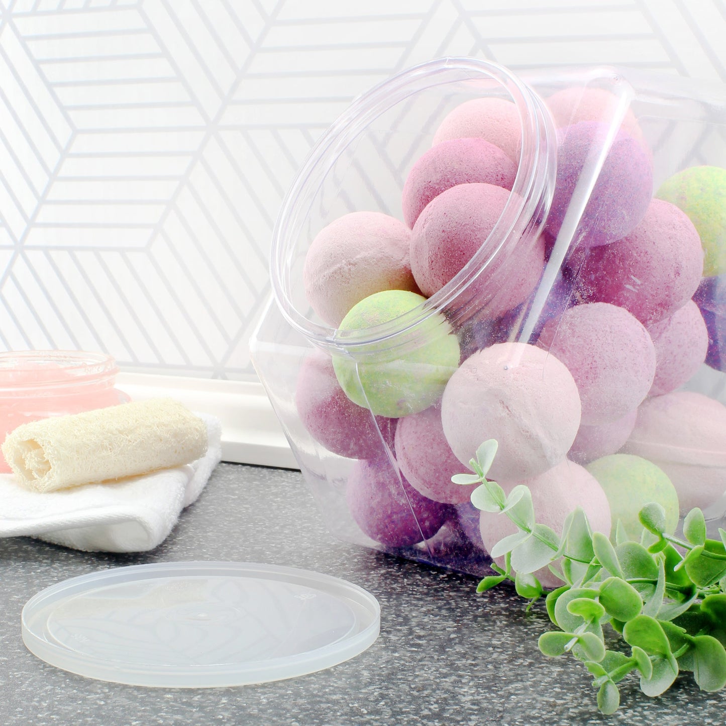 Gallon Plastic Container Candy Jars (2-Pack) - CBKit014