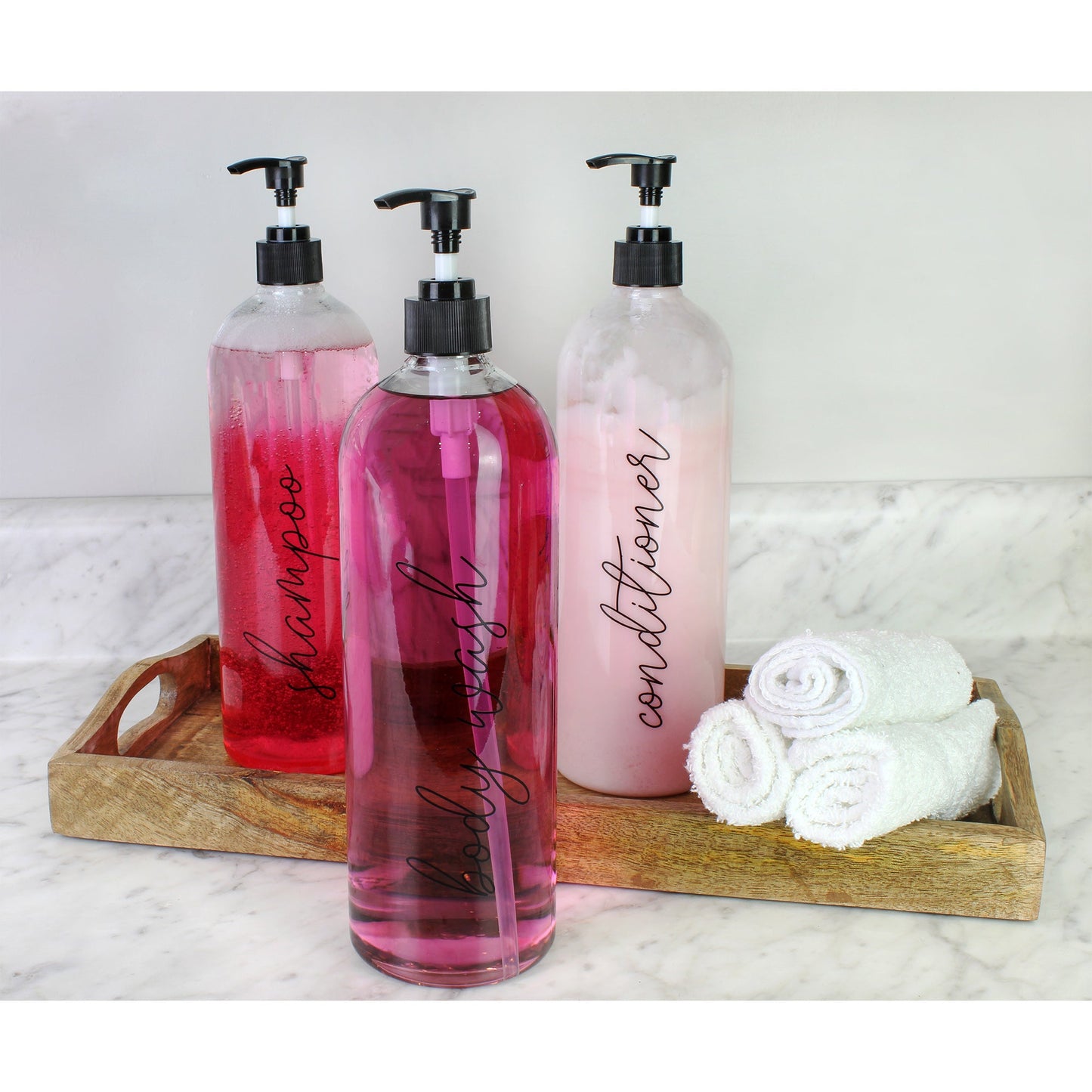 Shower Pump Bottles (Set of 3) - sh1984cb0