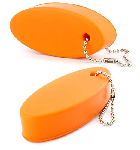 Orange Foam Floating Key Chain Key Floats (2 pack) - sh1127cb0Keychain