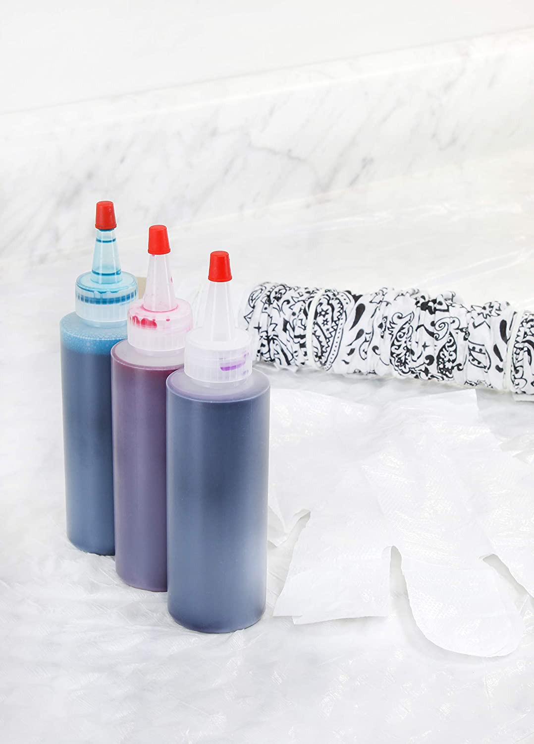 4oz HDPE Plastic Squeeze Bottles w/Yorker Tips (6-Pack) - sh1327cb04oz