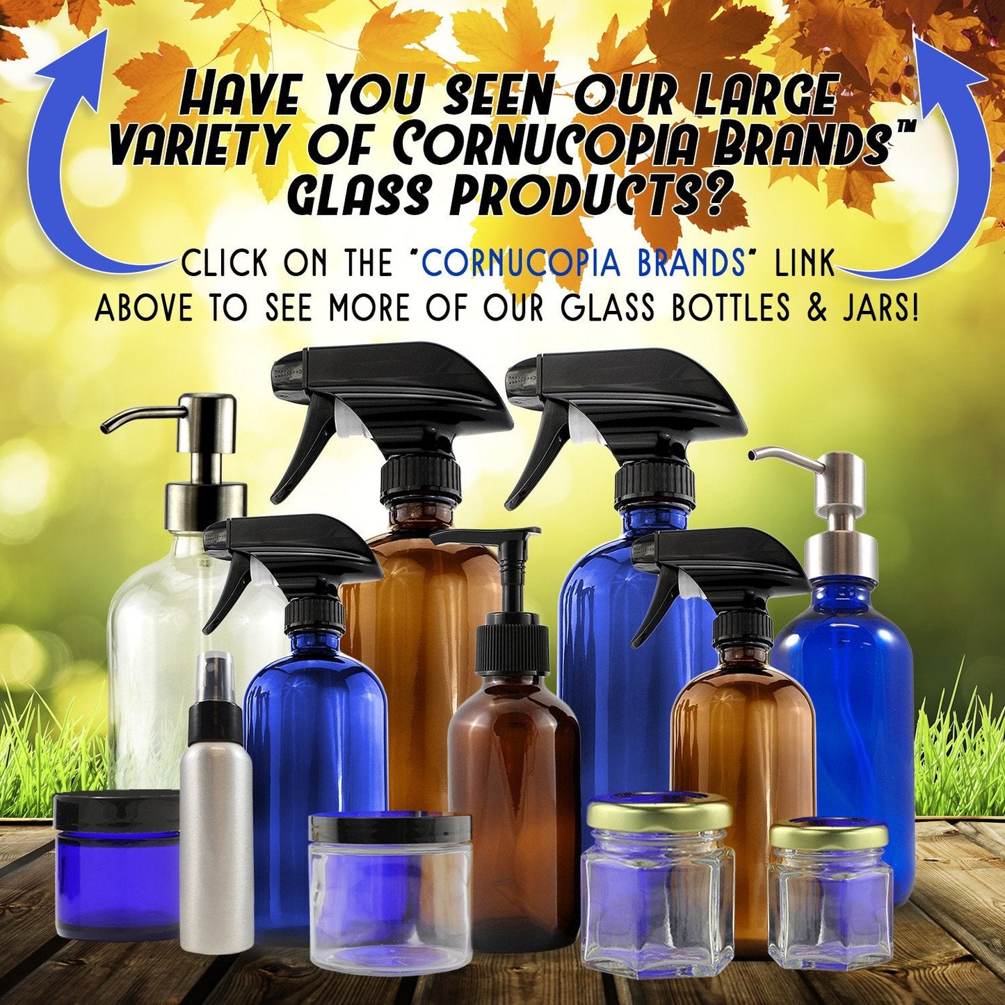 16oz Amber Glass Bottles w/Stainless Steel Pumps (Case of 40) - SH_1183_CASE