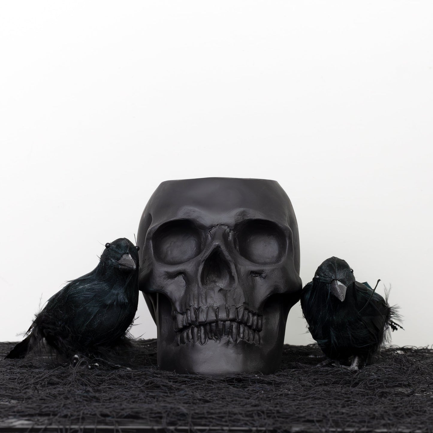 4in Black Artificial Crows (6 Pack) - sh1331cb0Crow