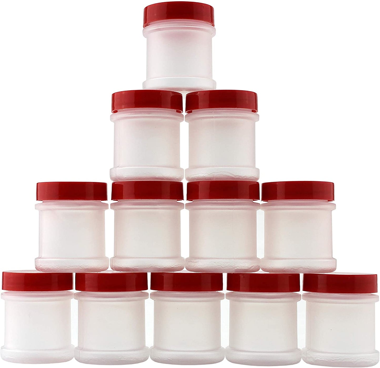 Mini Plastic Spice Jars w/Sifters (12-Pack)