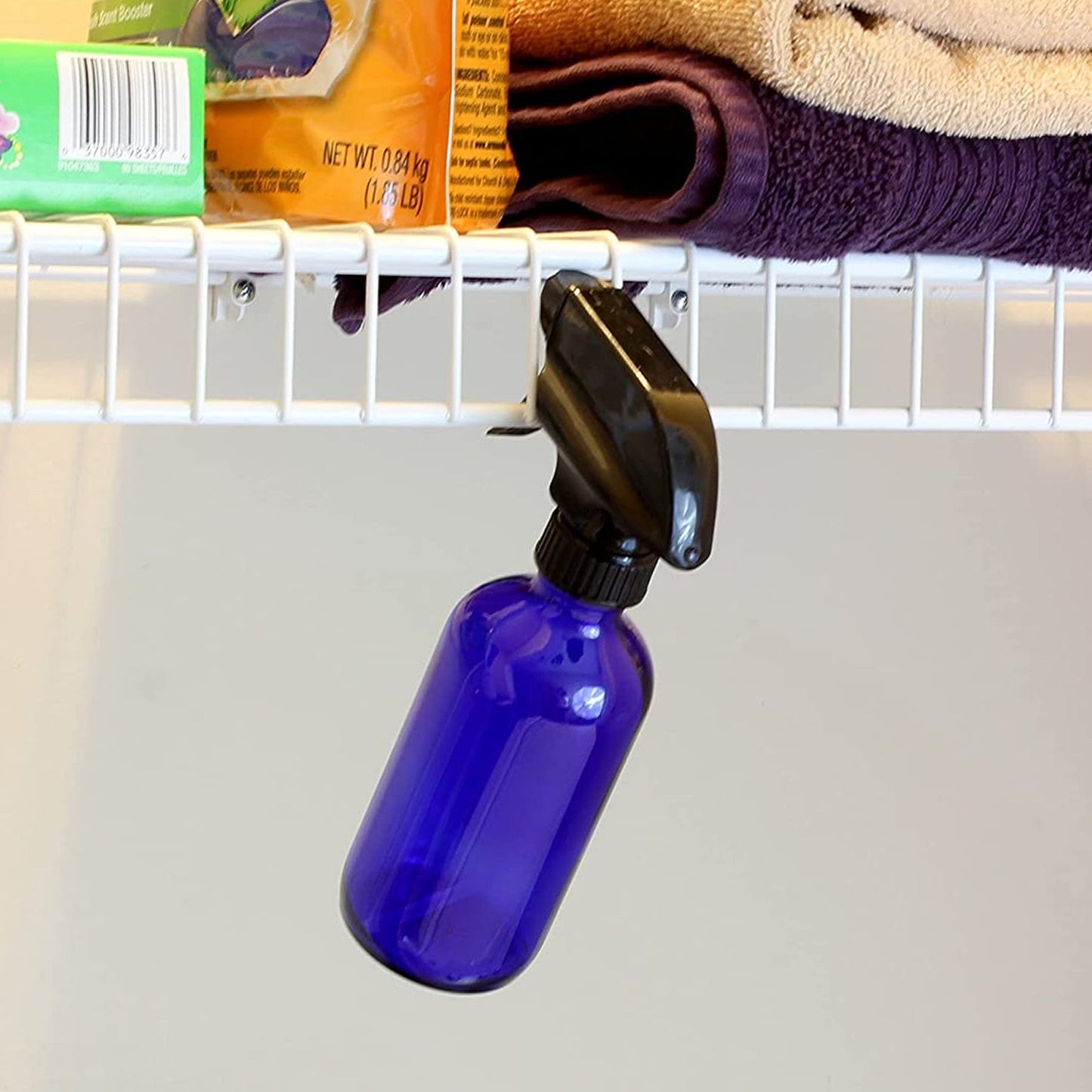 8oz Cobalt Blue Glass Boston Round Spray Bottles (2 Pack) - sh868cb08ozBL