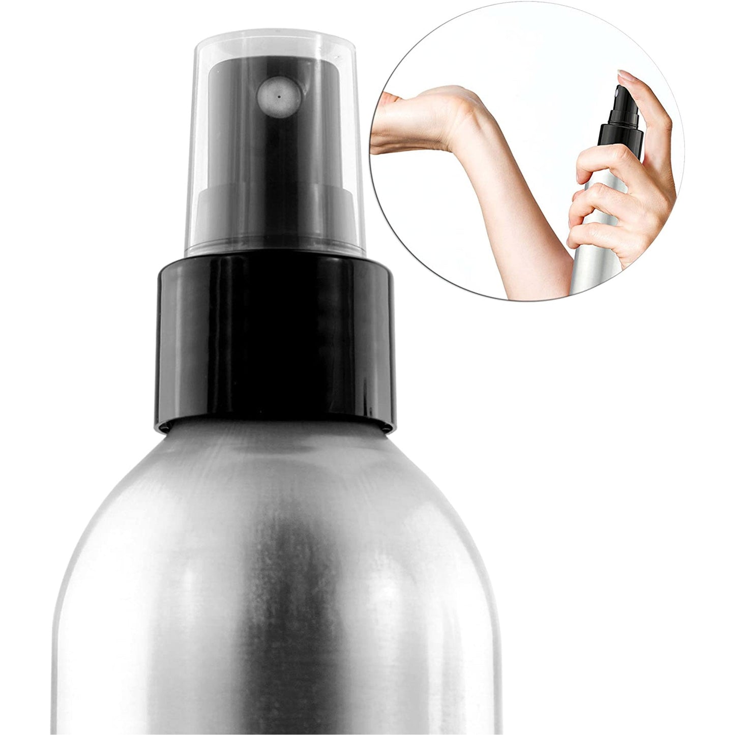 8oz Aluminum Fine Mist Spray Bottles (Case of 192) - SH_1401_CASE