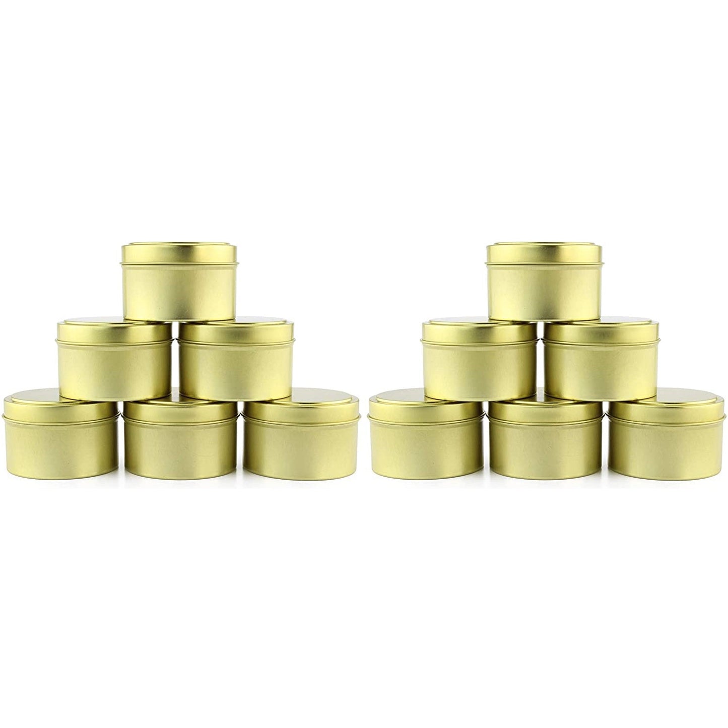 6oz Round Gold Tins/Candle Tins (120-Pack) - SH_1241_BUNDLE