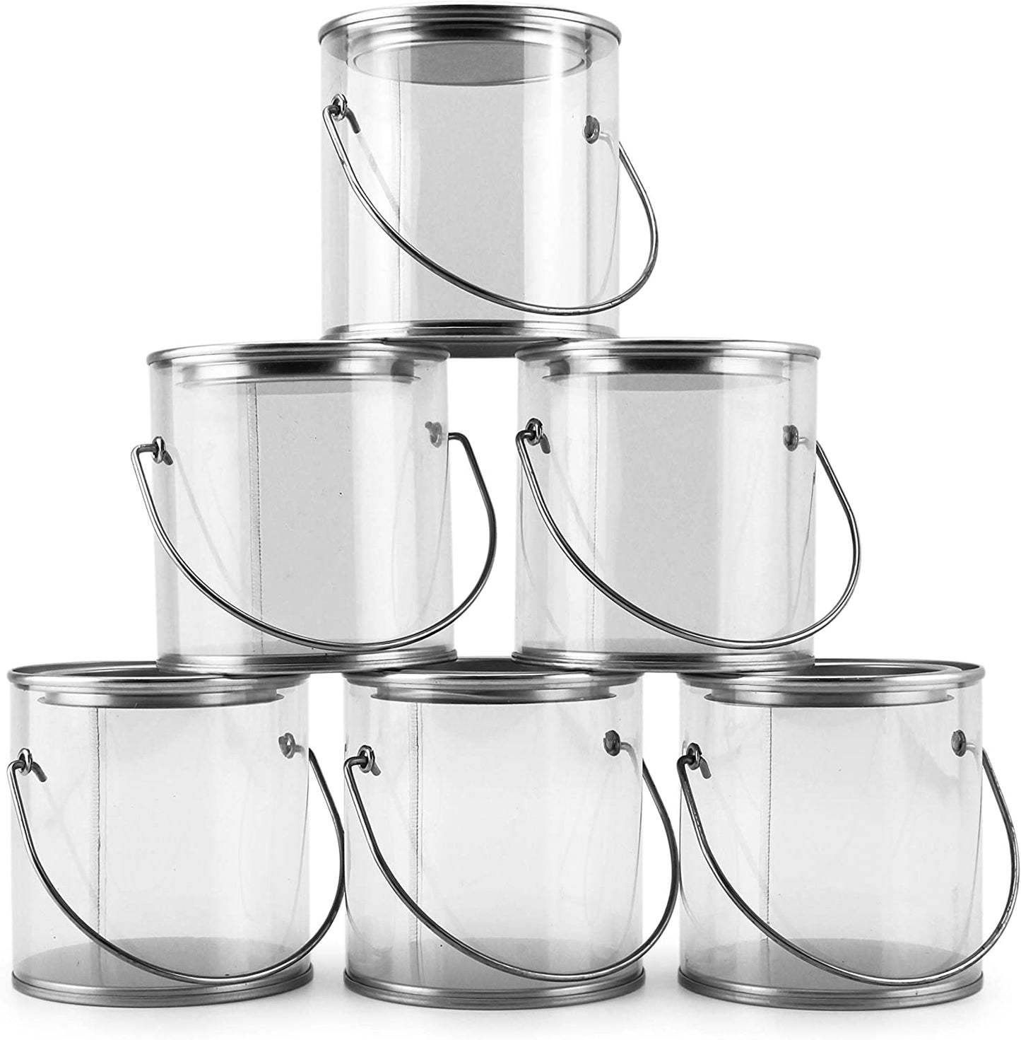 Mini Clear Plastic Paint Cans (120-Pack) - SH_1319_CASE