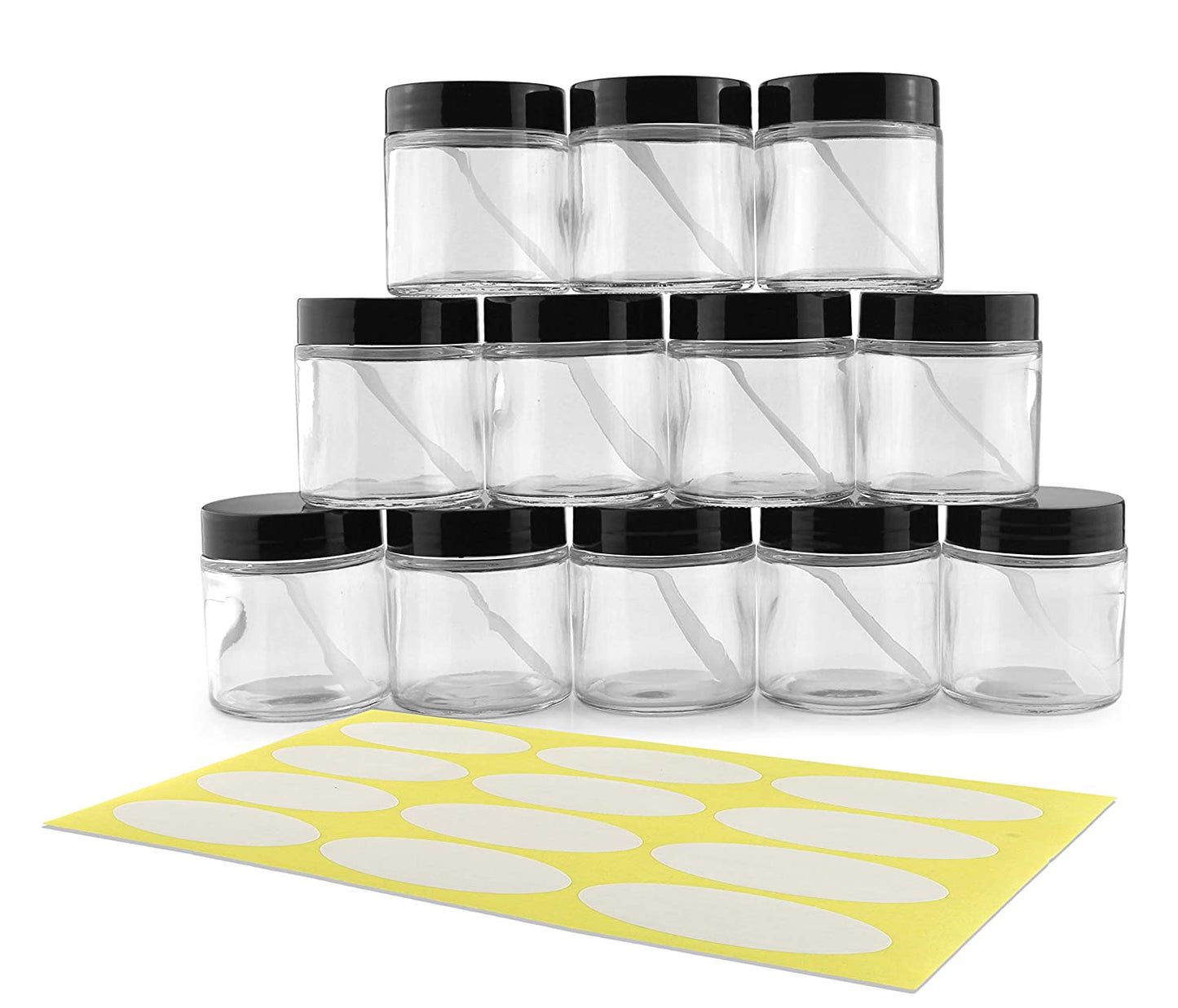 4oz Clear Glass Jars (144-Pack) - SH_1320_CASE