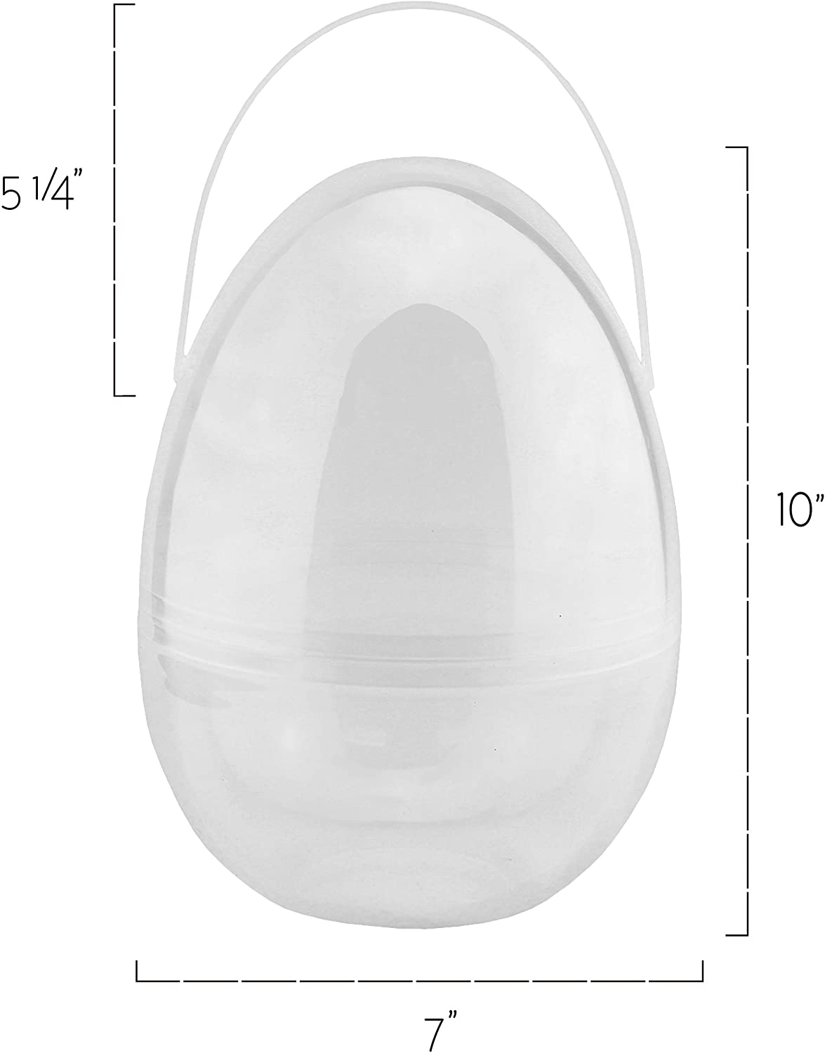 Jumbo Plastic Easter Eggs (12-Pack, 10-Inch) - SH_1411_BUNDLE