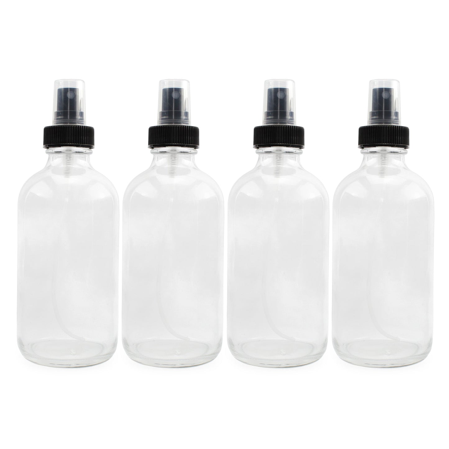 8oz Clear Glass Fine Mist Spray Bottles (4-Pack) - sh1630cb0rlh