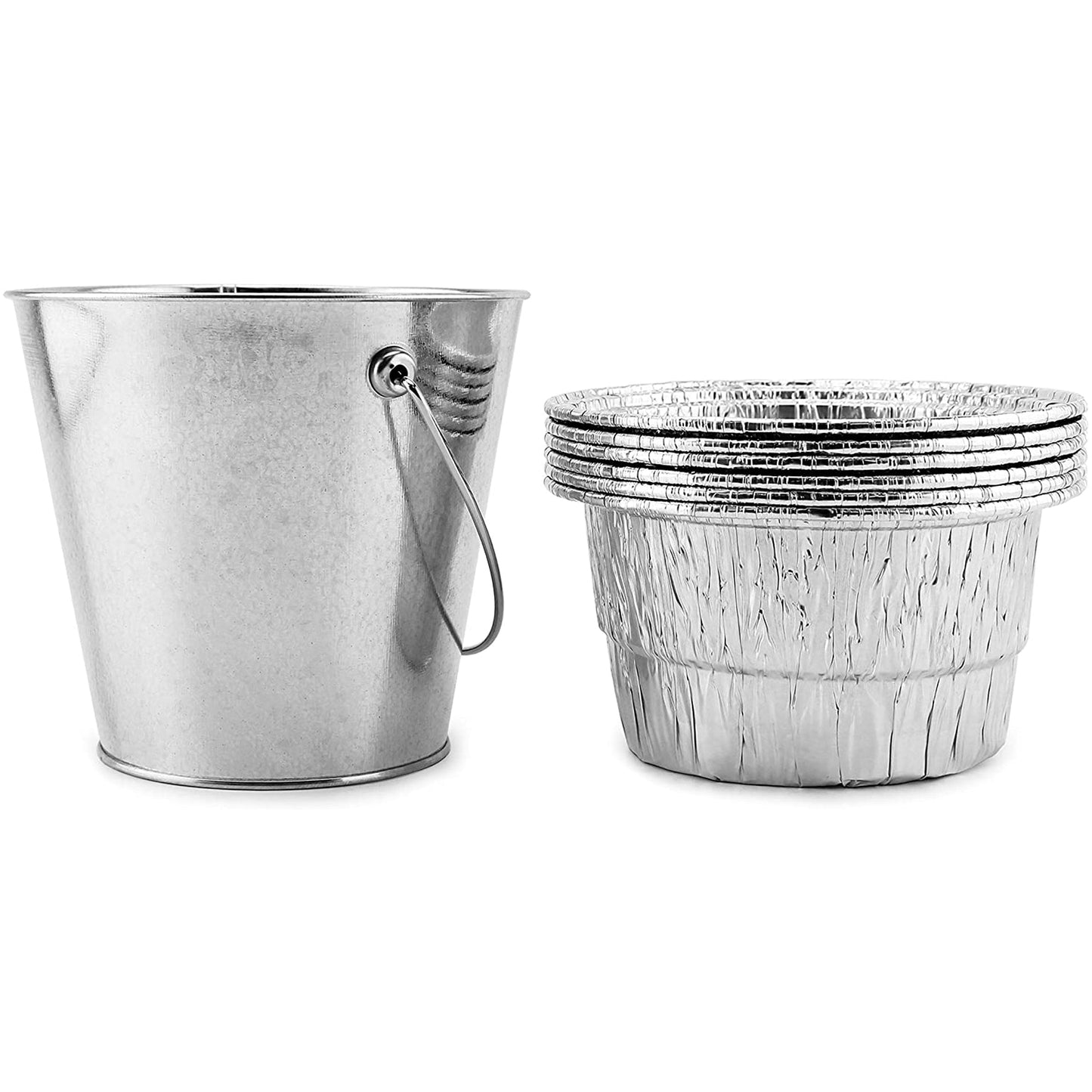 Grill Grease Bucket with Liners (Case of 27 Sets) - SH_1526_CASE