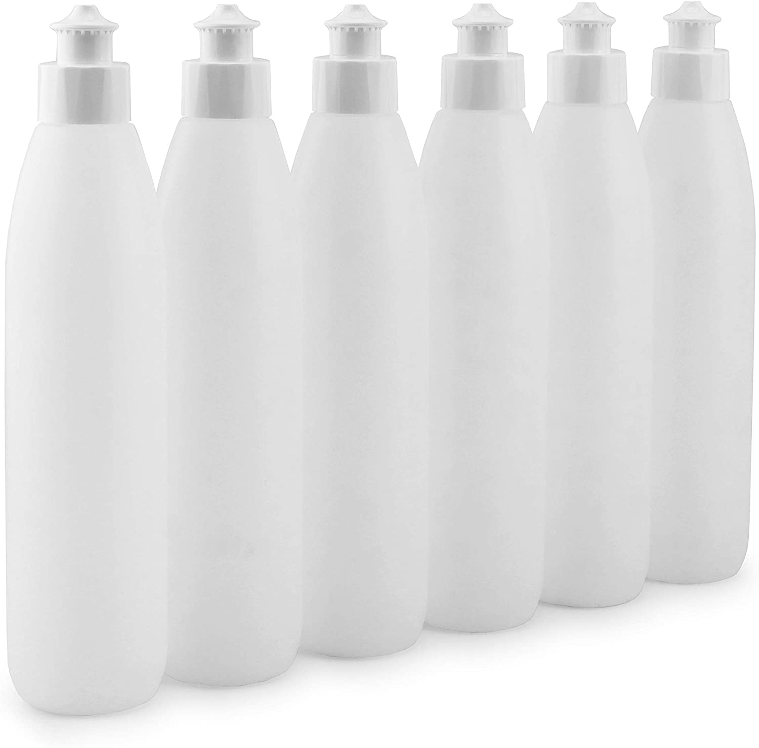 8oz Squeeze Bottles for Dish Soap and Sauces (6-Pack) - sh1783cb0aep