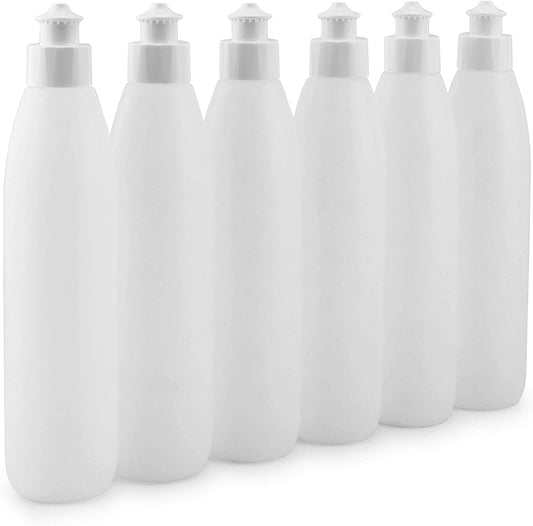 8oz Squeeze Bottles for Dish Soap and Sauces (6-Pack) - sh1783cb0aep