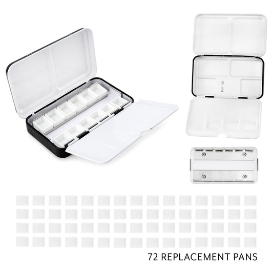 Empty Watercolor Palette Trays (Case of 108) - SH_1657_CASE