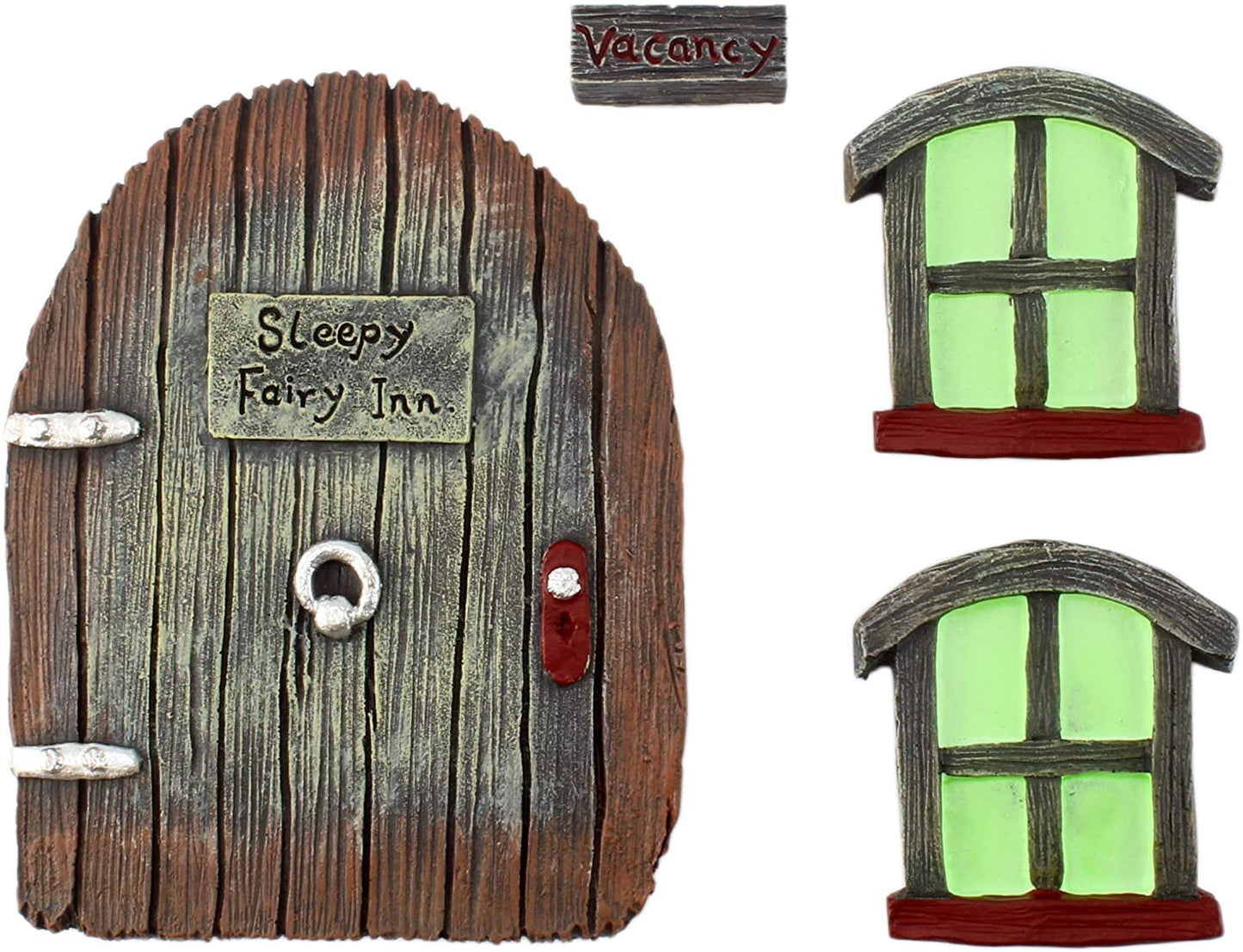 Fairy Garden Door and Windows Set (4-Piece Set)