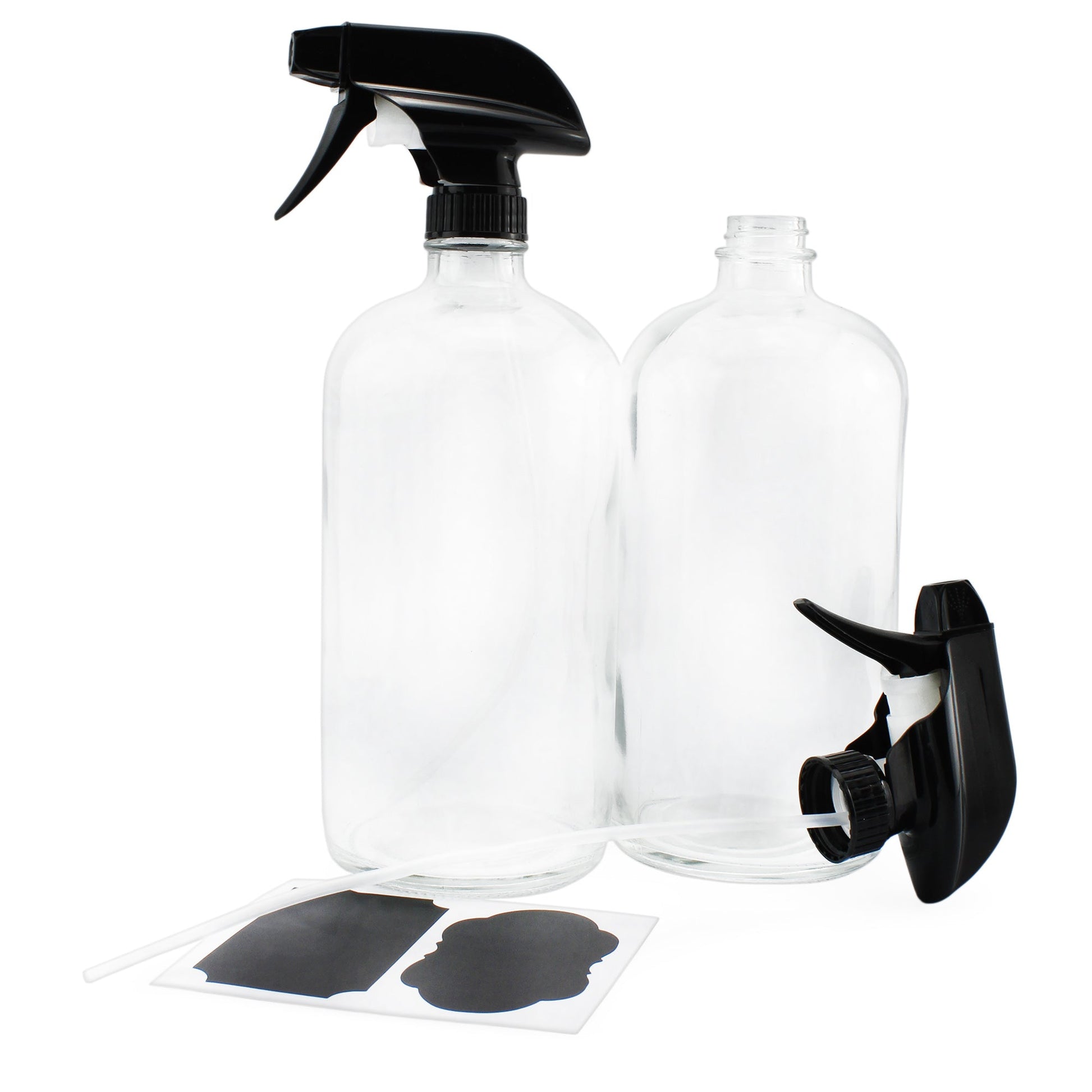 32oz Clear Glass Spray Bottles (Case of 16) - SH_1784_CASE