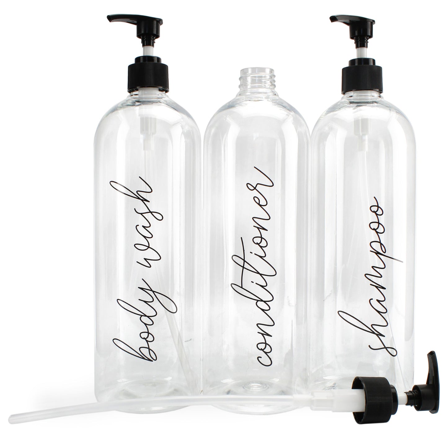 Shower Pump Bottles (Set of 3) - sh1984cb0