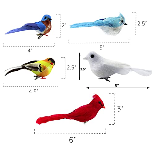 Imitation Bird Assortment (30-Pack, 5 Kinds) - sh2029cb0Birds