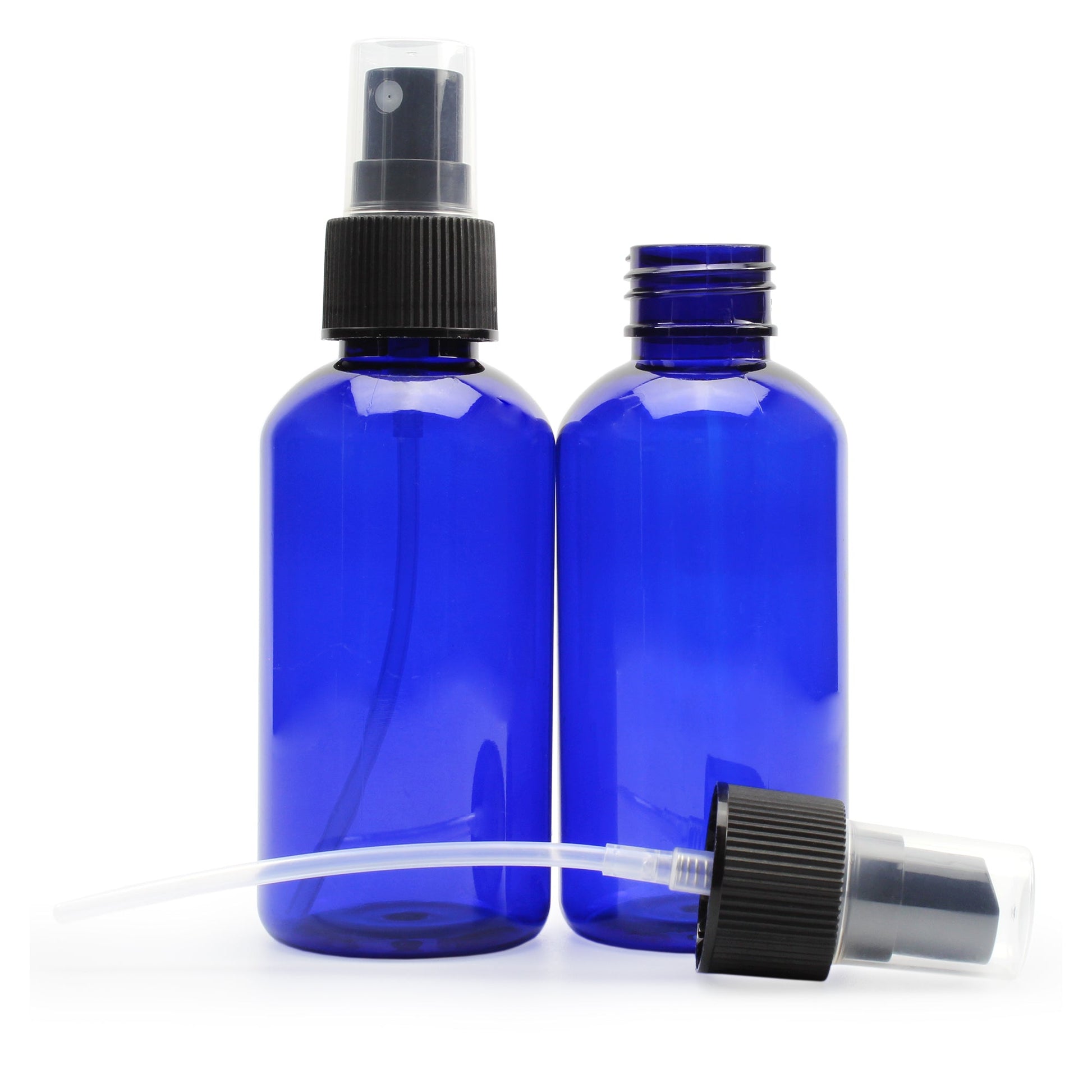 4oz Blue PLASTIC Fine Mist Spray Bottles (Case of 624) - SH_1418_CASE