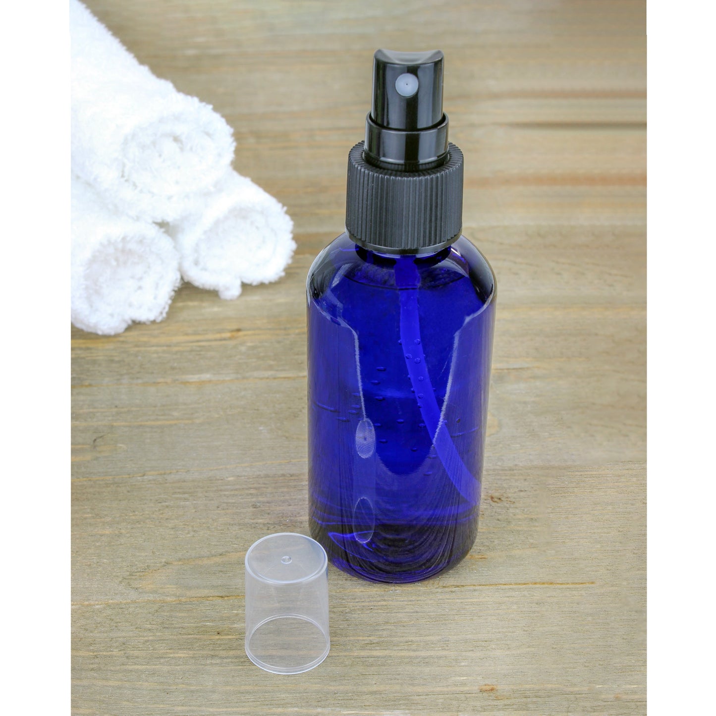 4oz Blue PLASTIC Fine Mist Spray Bottles (Case of 624) - SH_1418_CASE