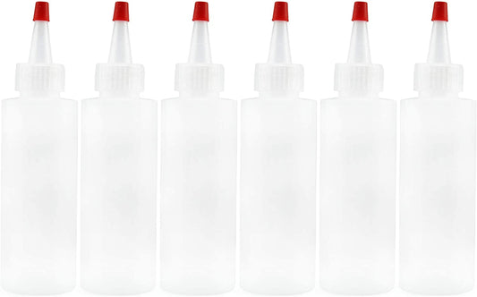 4oz HDPE Plastic Squeeze Bottles w/Yorker Tips (Case of 420) - SH_1327_CASE