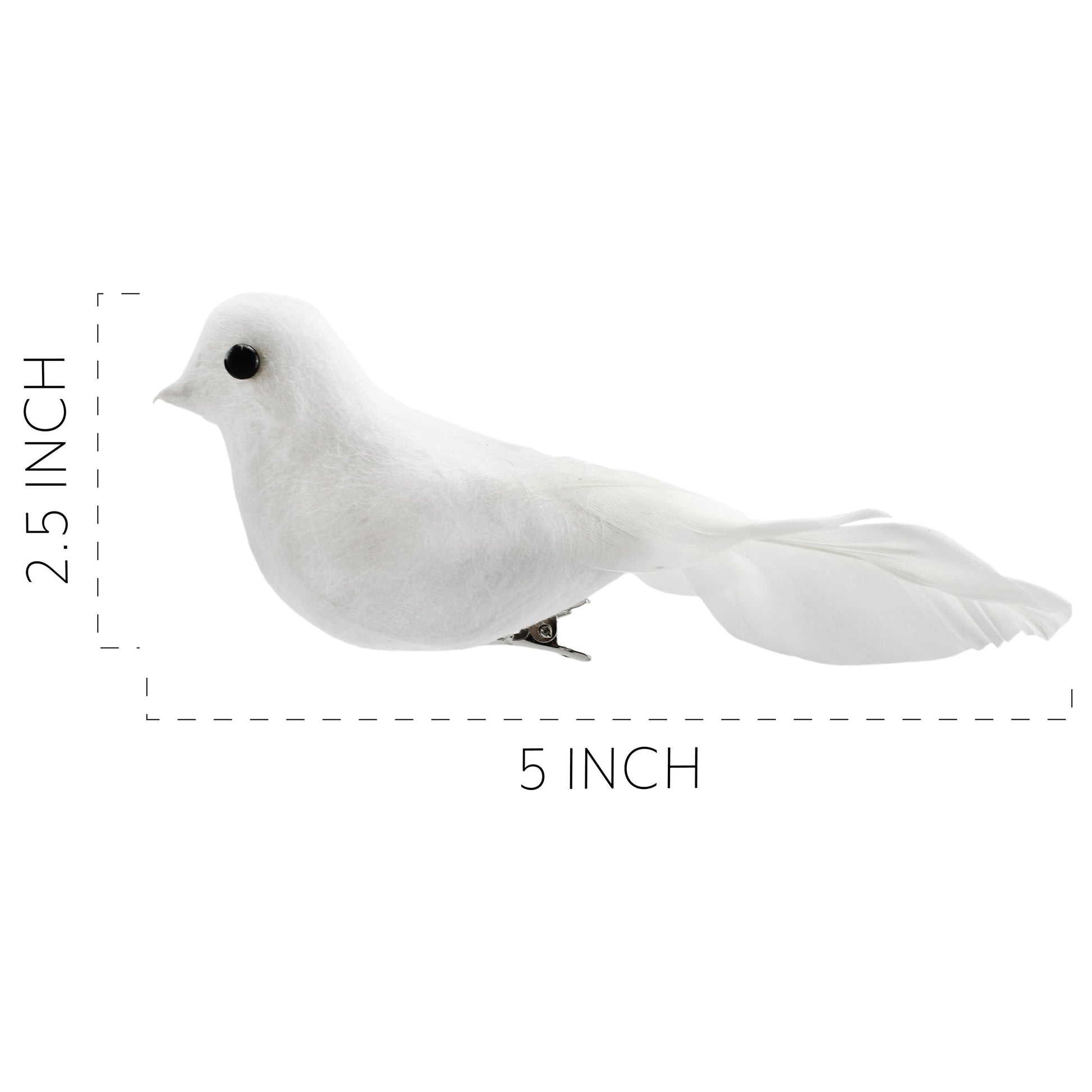 Artificial White Doves (Case of 540) - A2659A_CASE