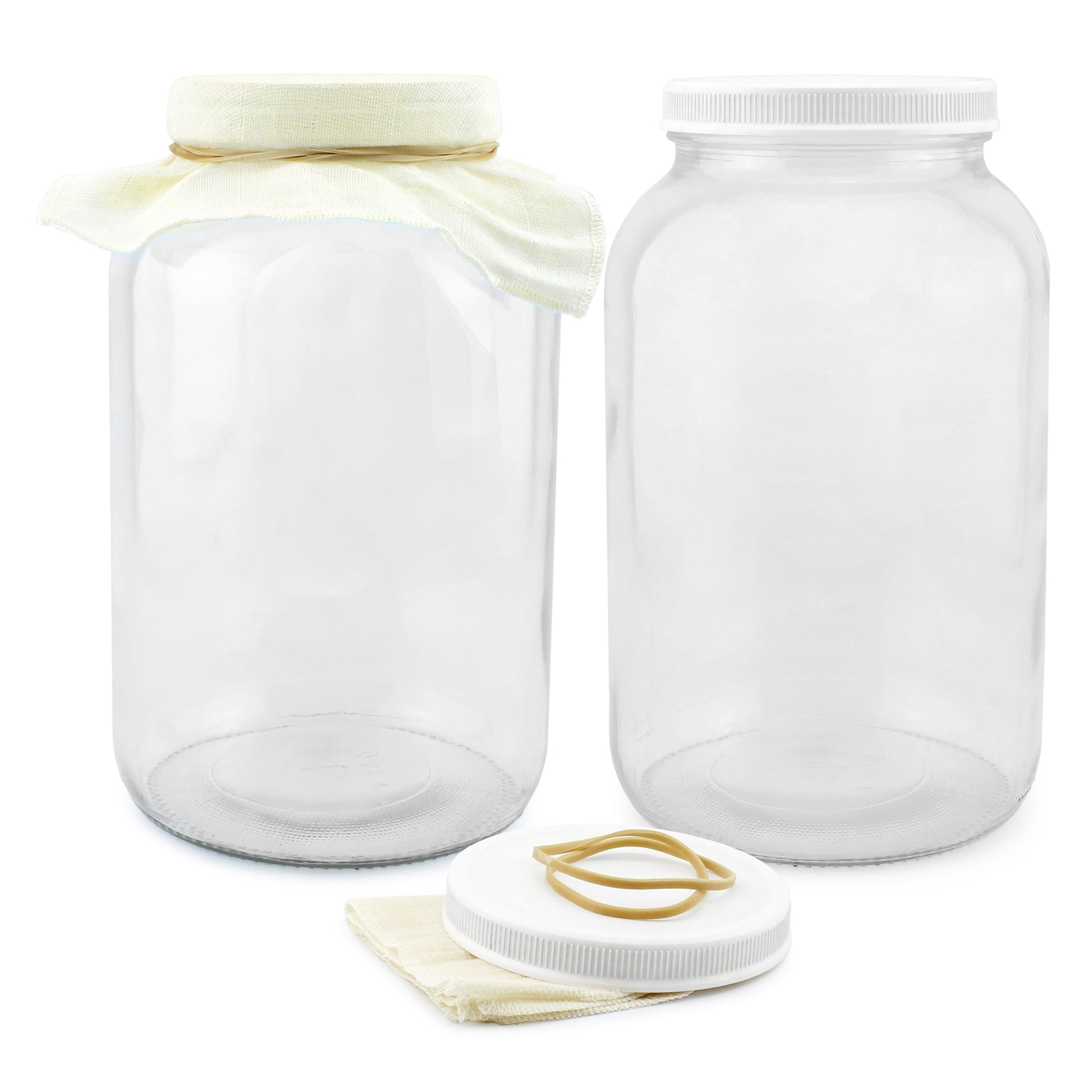 Two 1-Gallon Glass Kombucha Jars (2-Pack) - CBKit023a