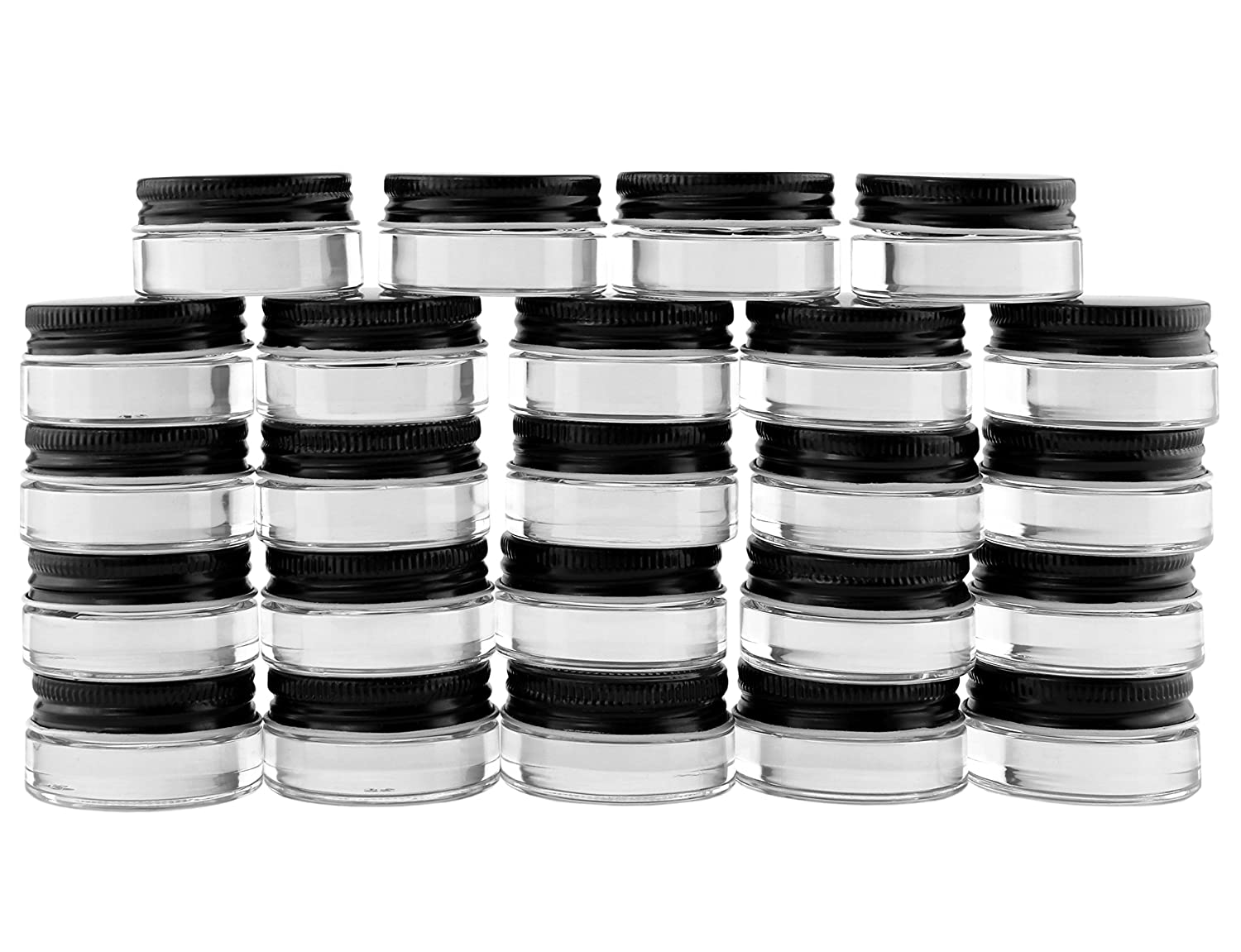 7-Milliliter Glass Lip Balm Jars (Case of 432) - SH_1200_CASE