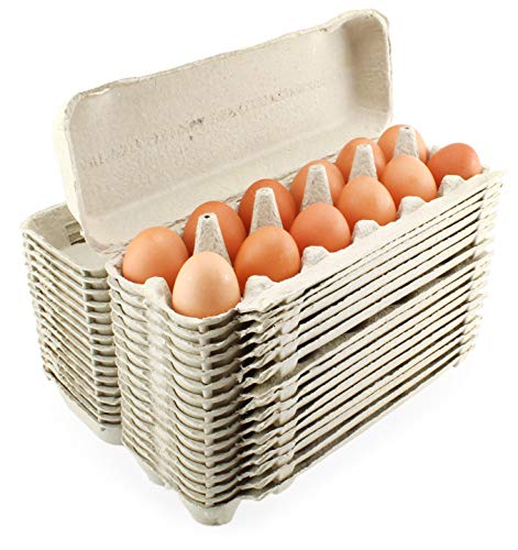 Cardboard Egg Cartons (18-Pack)