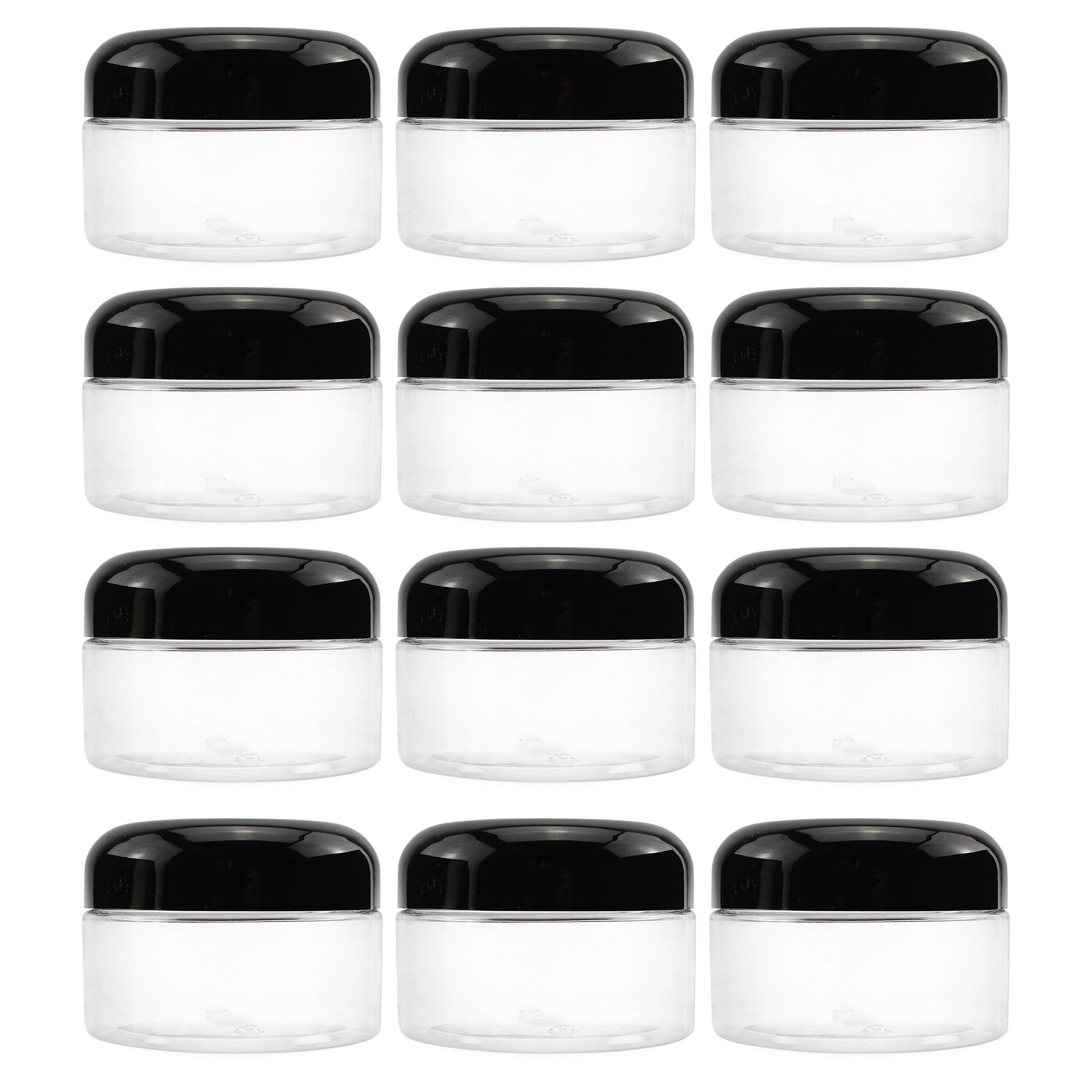 4oz Clear Plastic Jars (Case of 384) - SH_1408_CASE