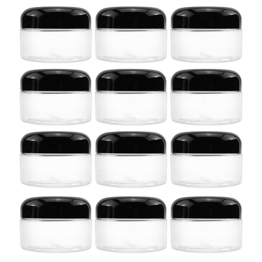 4oz Clear Plastic Jars (Case of 384) - SH_1408_CASE