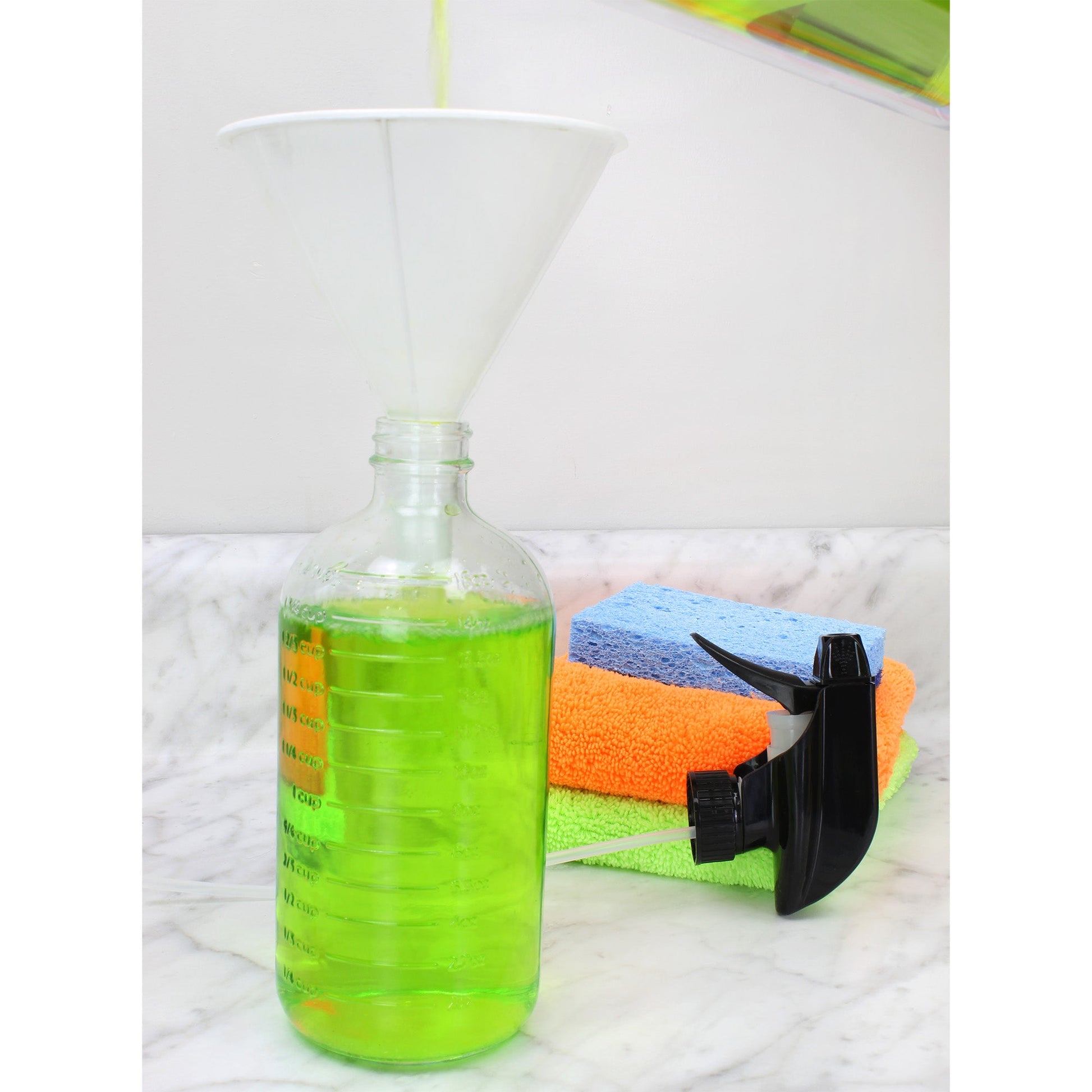 16oz Clear Glass Spray Bottles w/ Measurements (48-Pack) - SH_1335_CASE