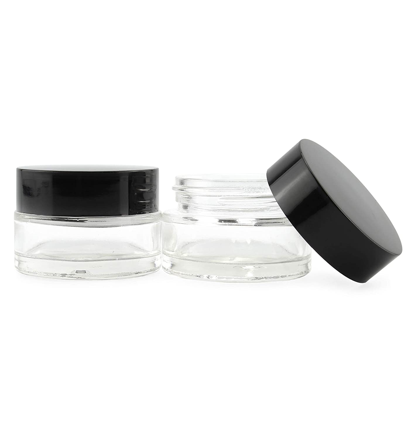 15-Milliliter Clear Glass Balm Jars (12-Pack) - sh1499cb015ml