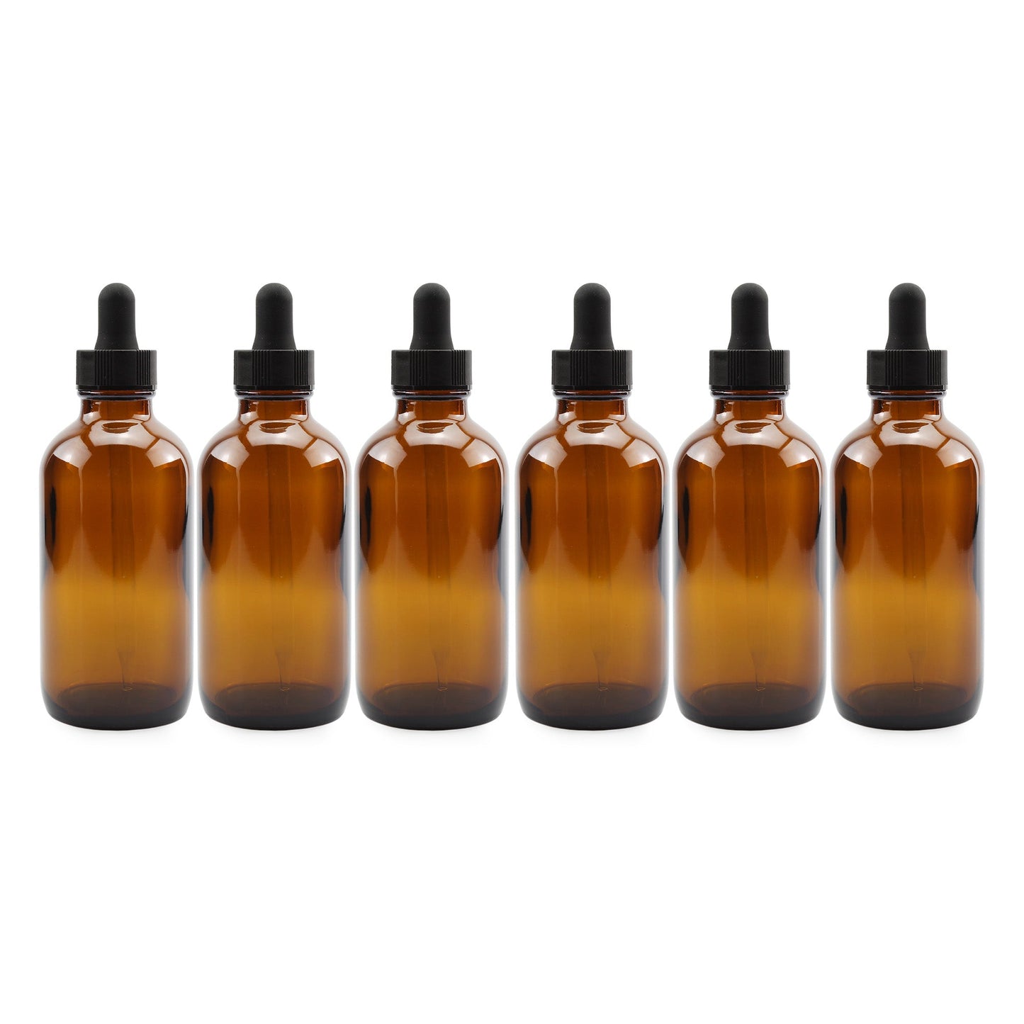 4oz Amber Glass Dropper Bottles (6-Pack) - sh1265cb0