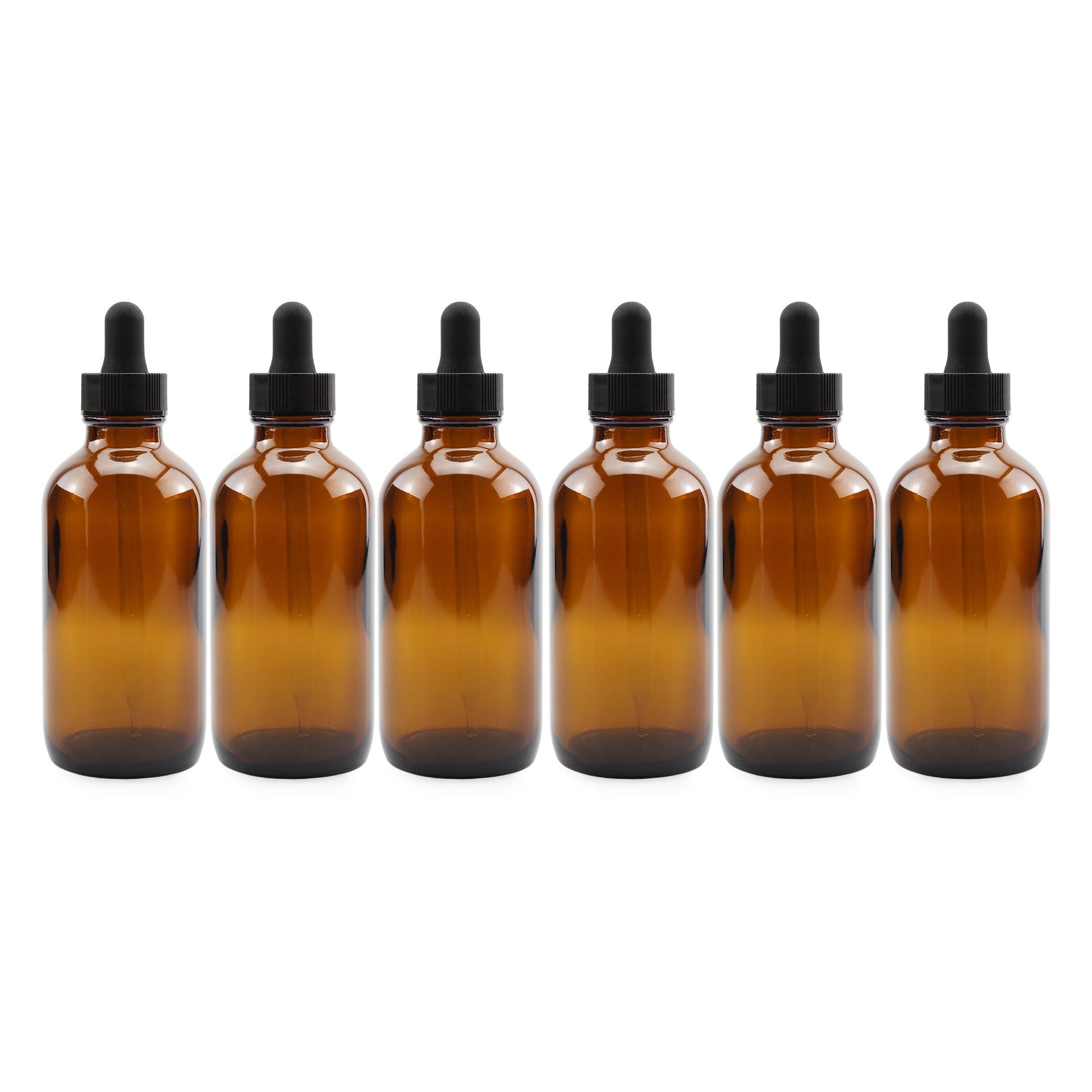 4oz Amber Glass Dropper Bottles (6-Pack) - sh1265cb0