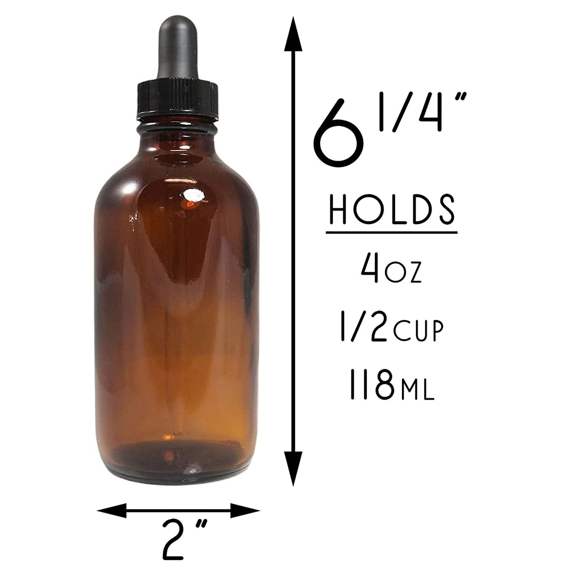 4oz Amber Glass Dropper Bottles (Case of 96) - SH_1265_CASE