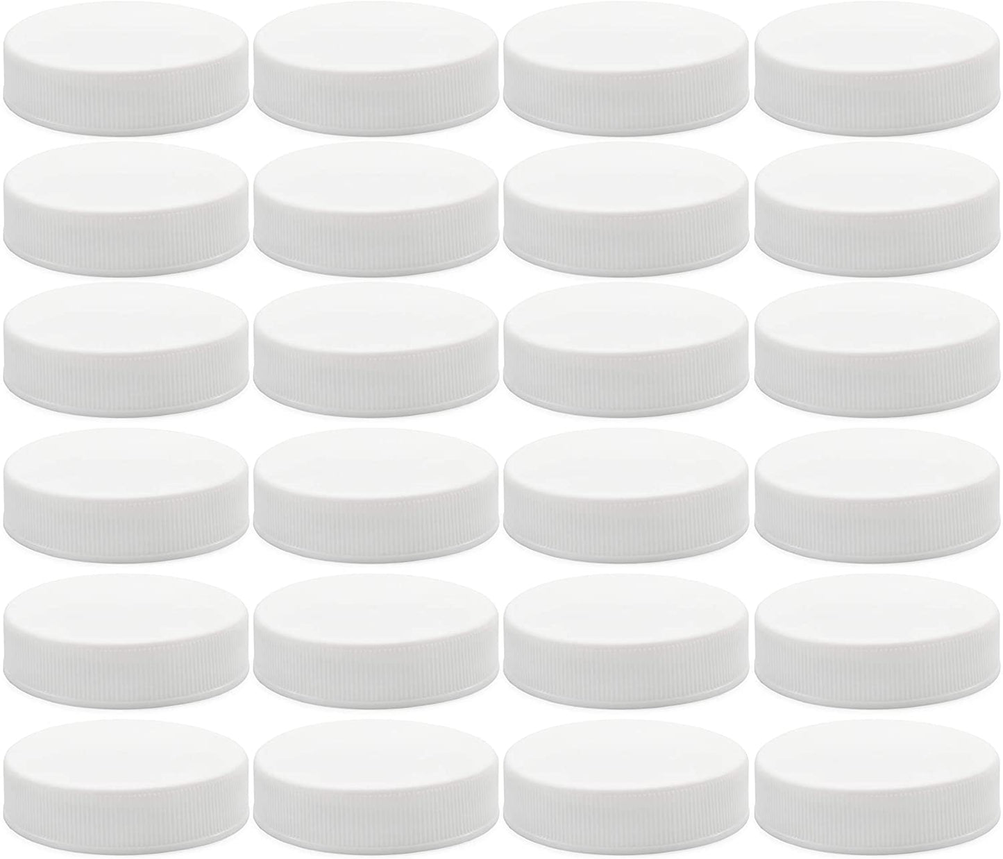 White Plastic Standard Mason Jar Lids (24-Pack, Lined) - sh1494cb0RegLined